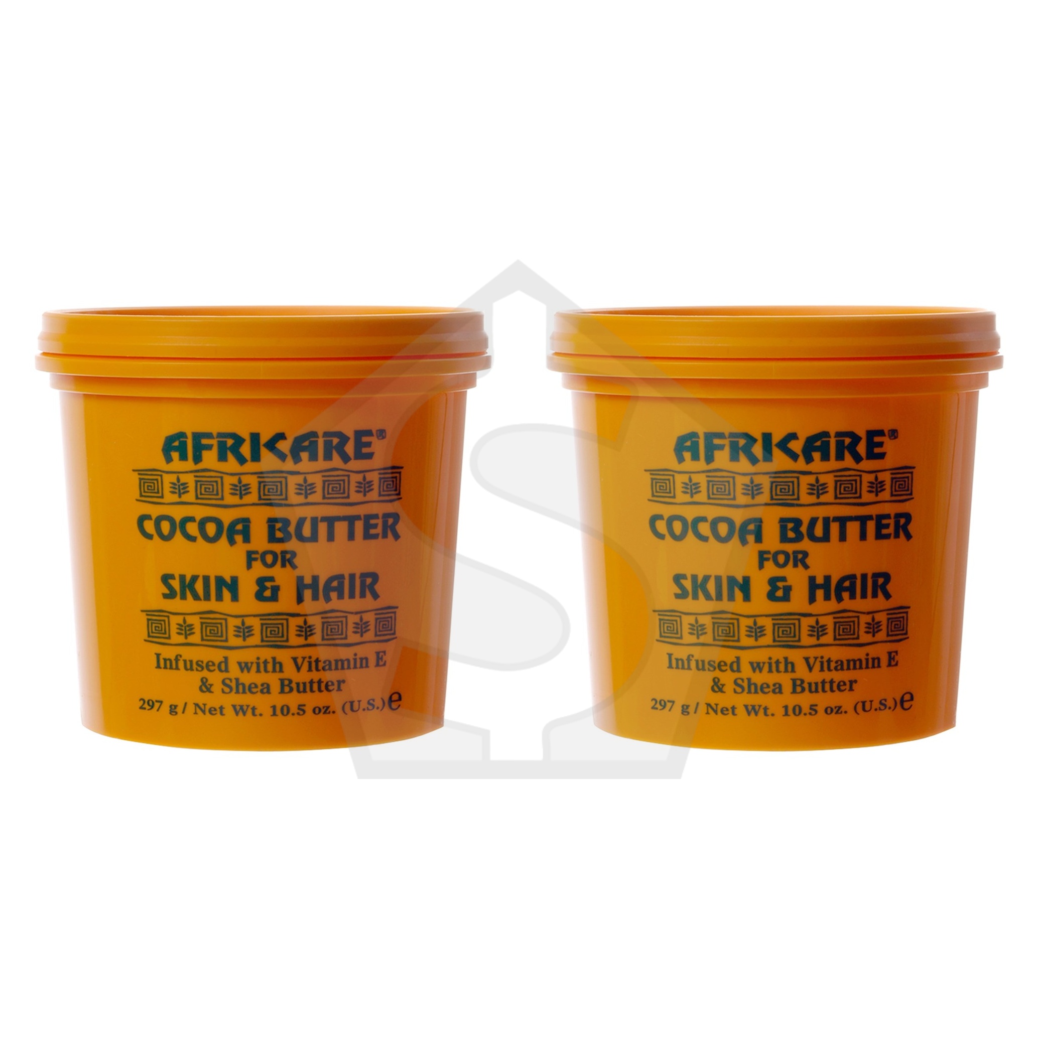 AFRICARE Cocoa Butter for Skin & Hair (10.5oz) - Pack of 2