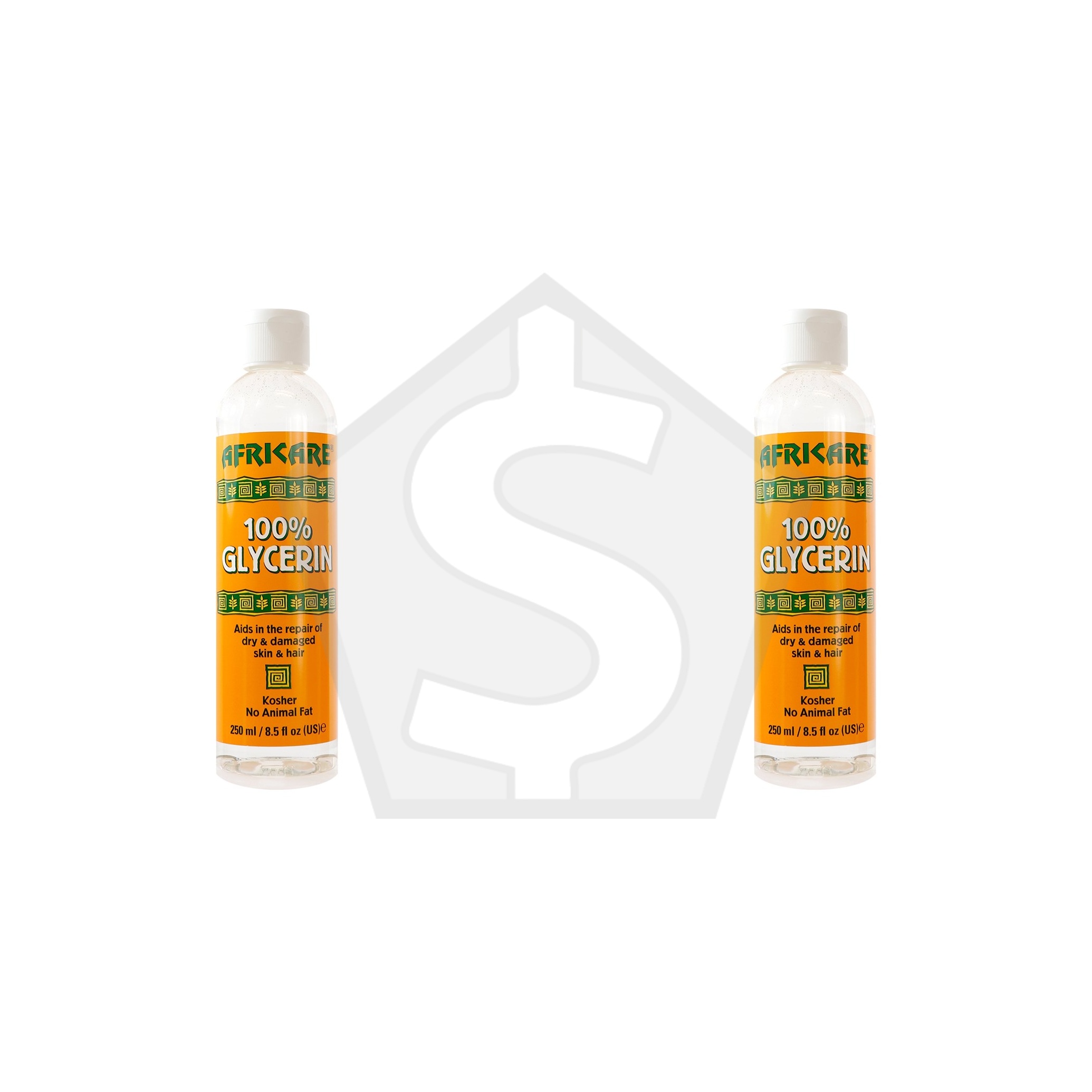 AFRICARE 100% Glycerin (8.5oz) - Pack of 2