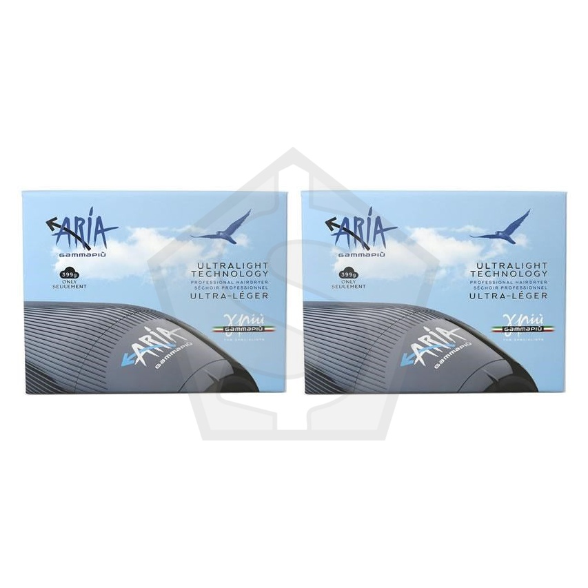 ARIA GAMMAPIU Ultra Light Professional Dryer 1875W - Pack of 2