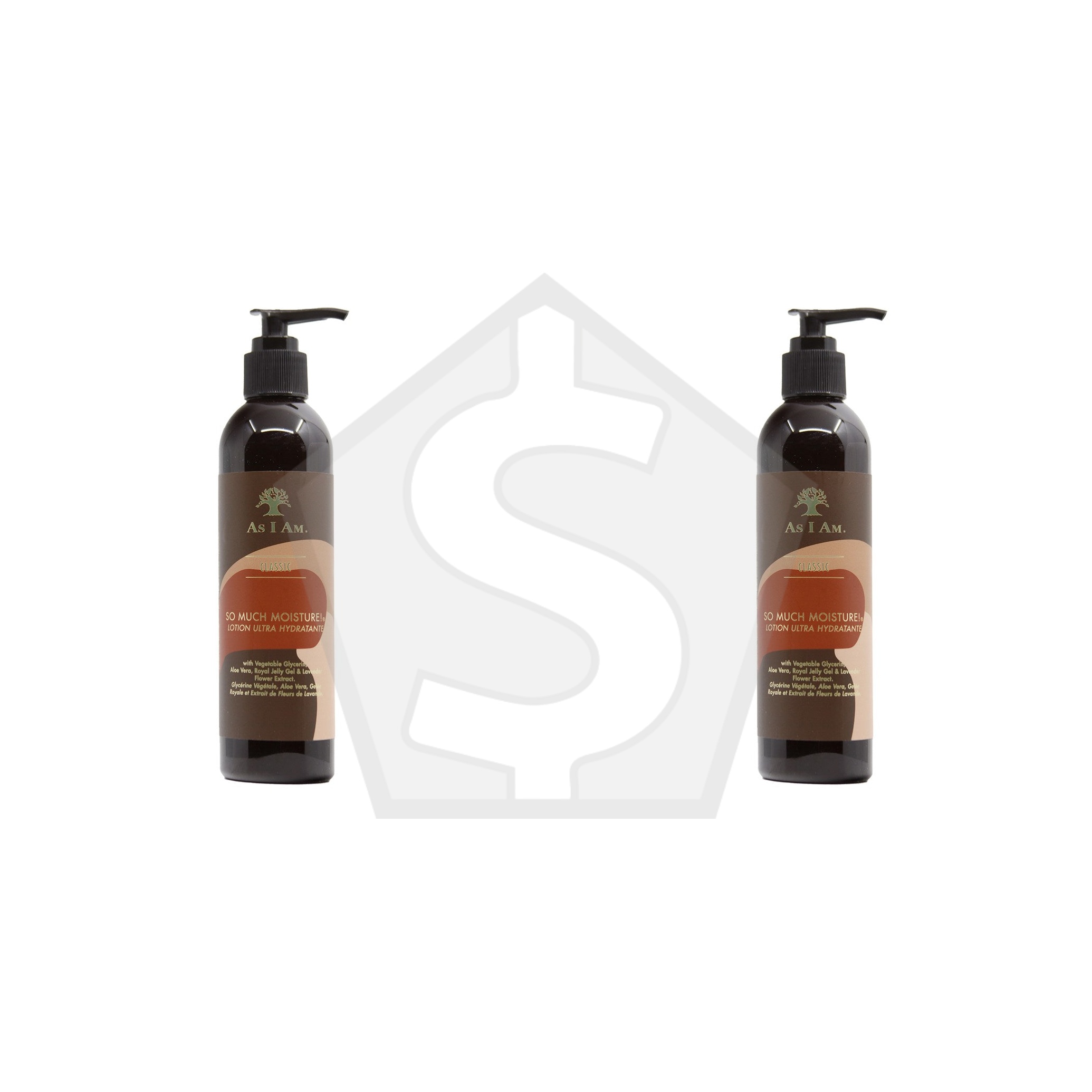 AS I AM So Much Moisture Hydrating Lotion (8oz) - Pack of 2