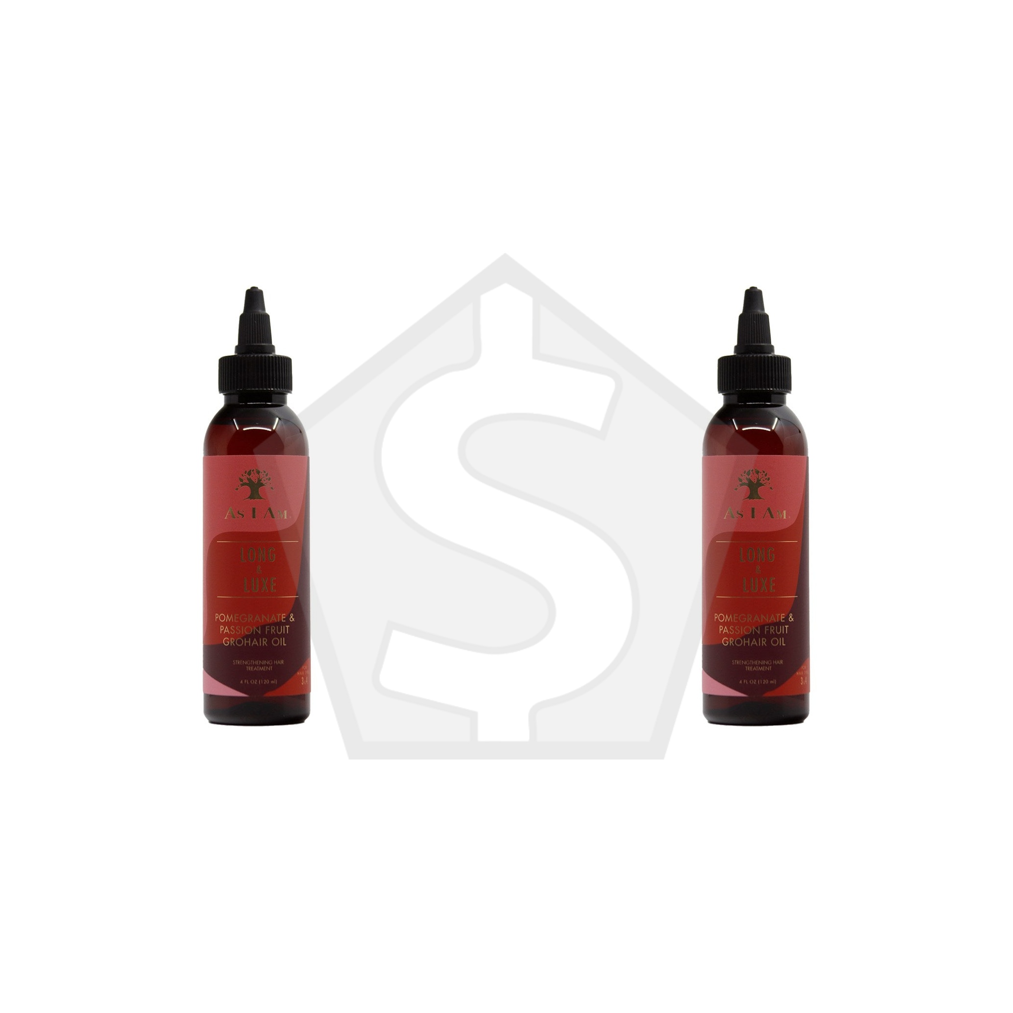 AS I AM Long and Luxe GroHair Oil (4oz) - Pack of 2