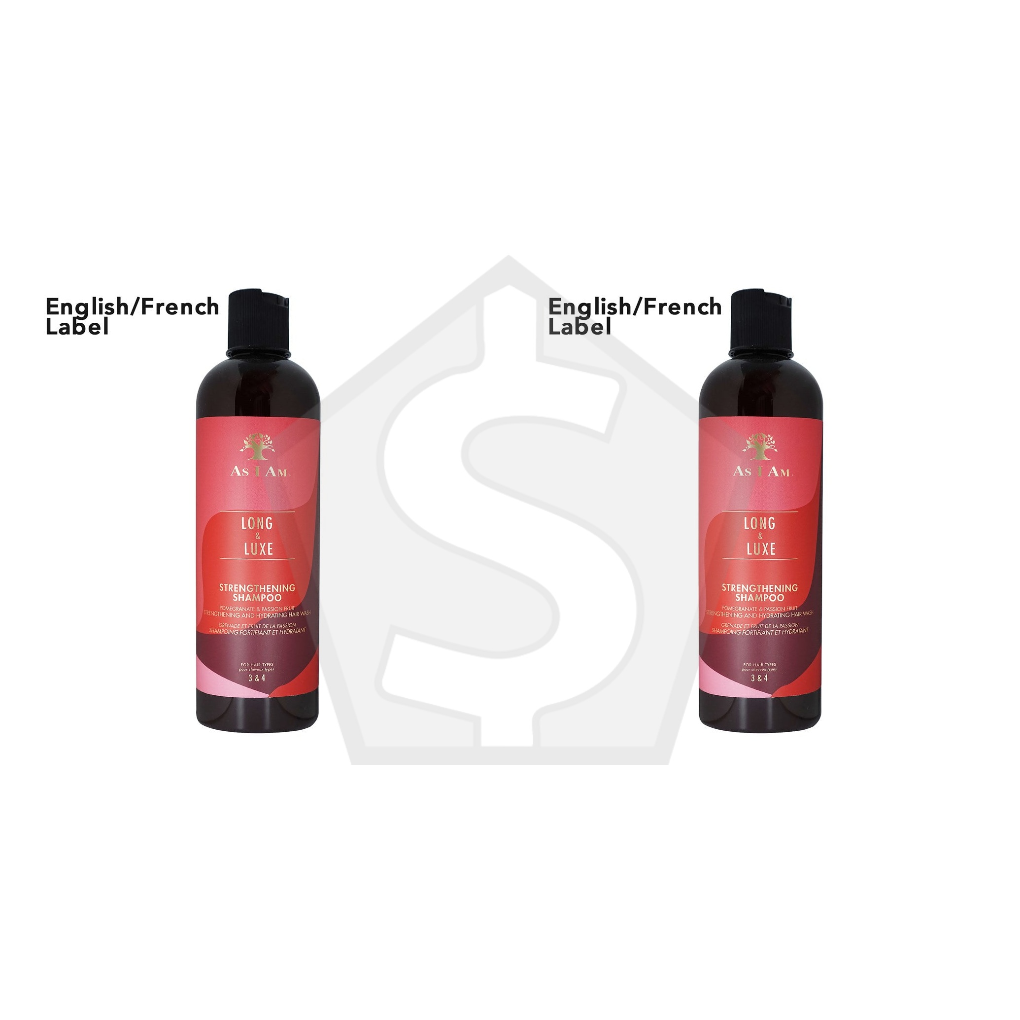 AS I AM Long and Luxe Strengthening Shampoo (12oz) - EN/FR - Pack of 2