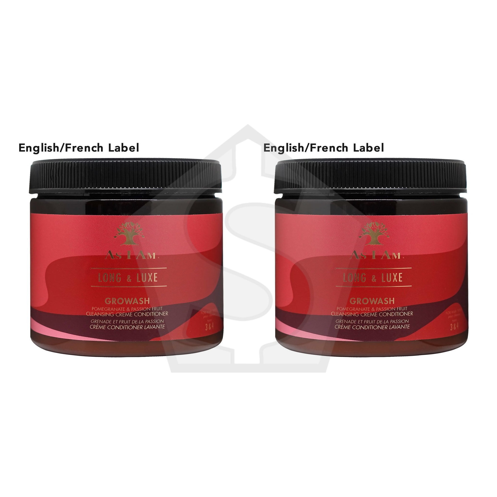 AS I AM Long and Luxe GroWash (16oz) - EN/FR - Pack of 2