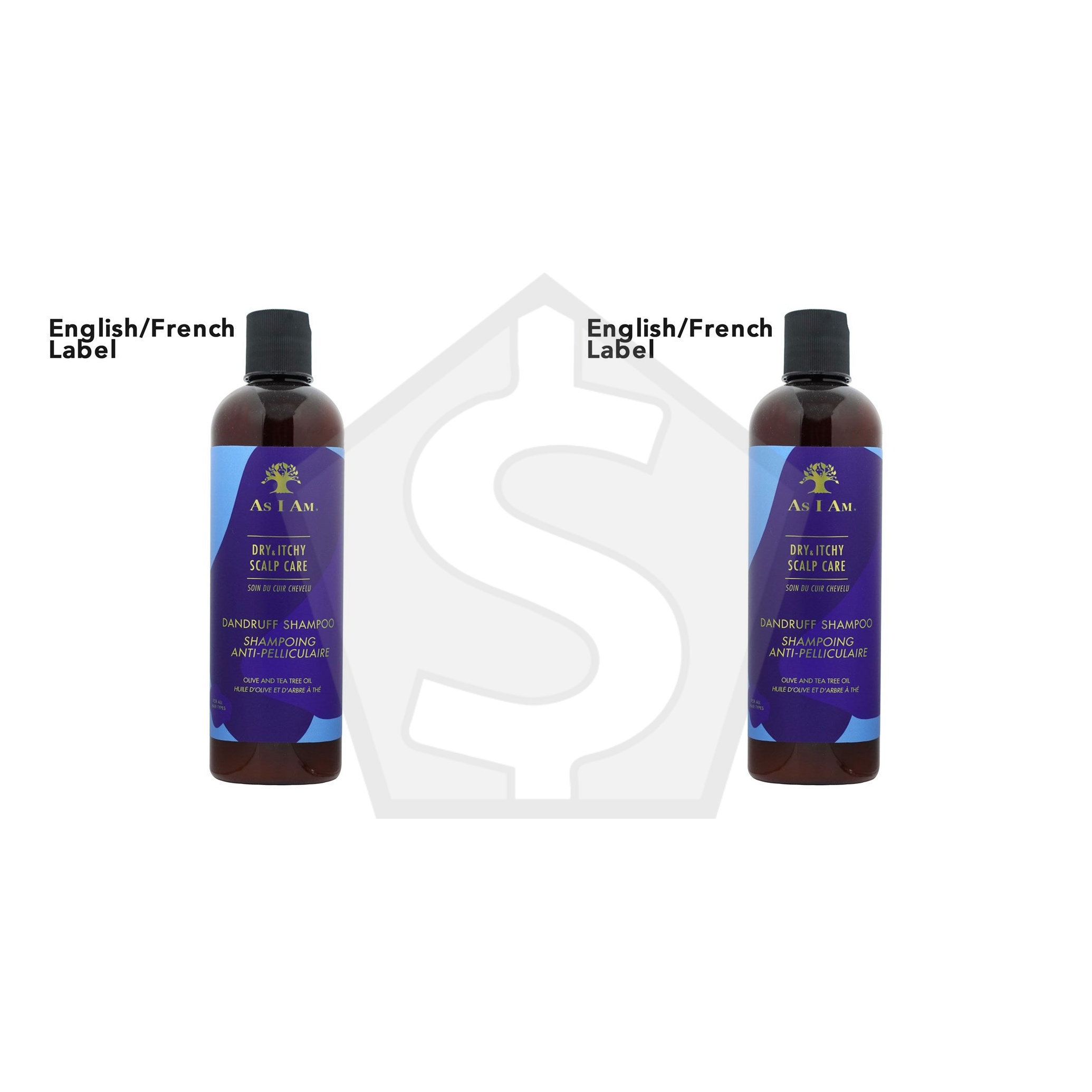 AS I AM Dry & Itchy Scalp Care Shampoo (12oz) - EN - Pack of 2