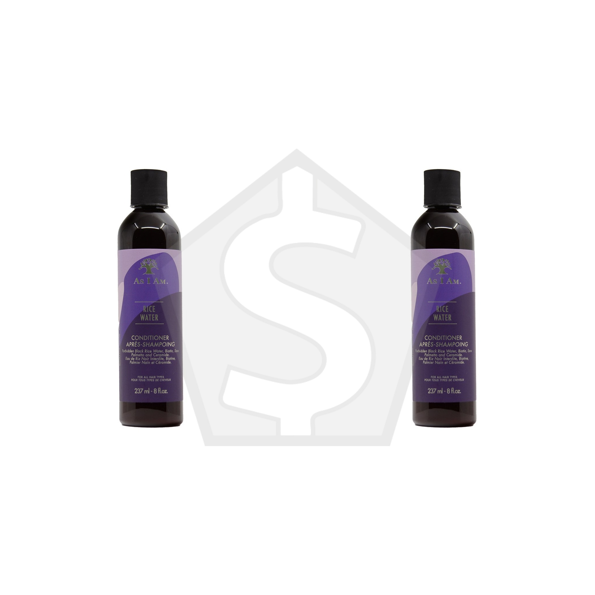 AS I AM Rice Water Conditioner (8oz) - EN/FR - Pack of 2