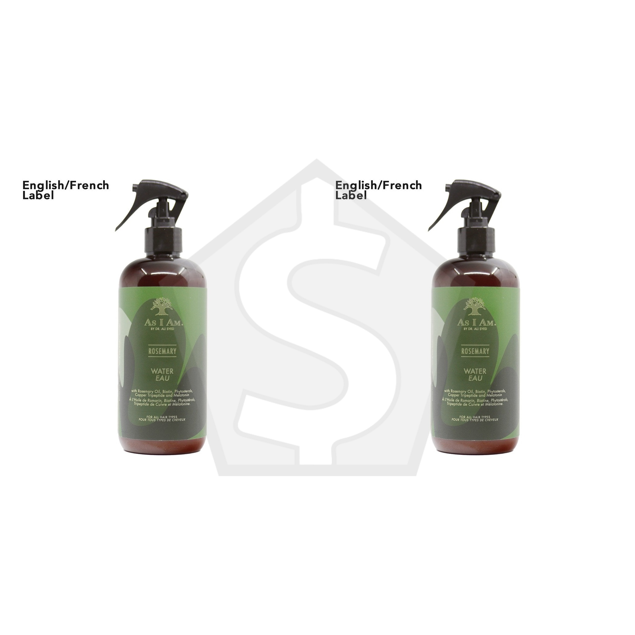 AS I AM Rosemary Water (16oz) - Pack of 2