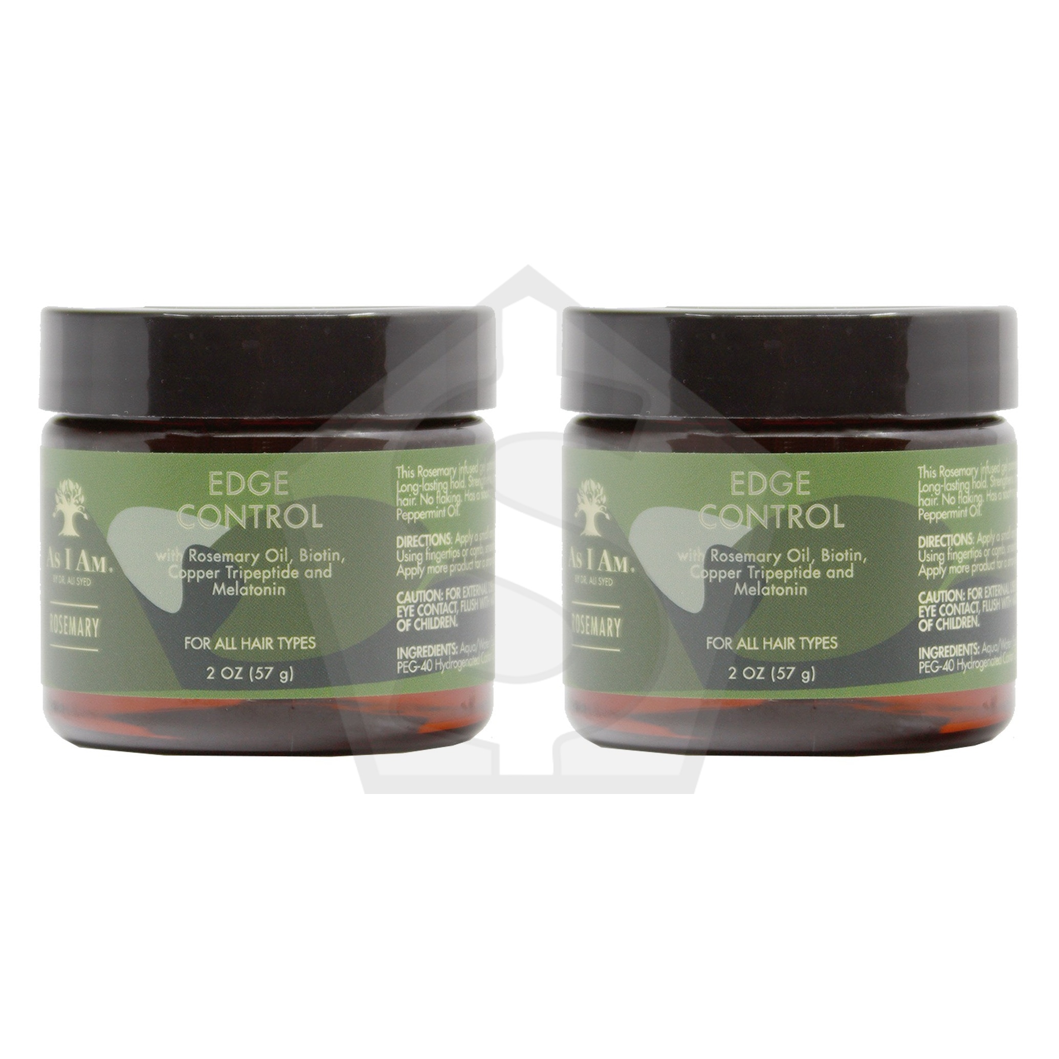 AS I AM Rosemary Edge Control (2oz) - EN/FR - Pack of 2