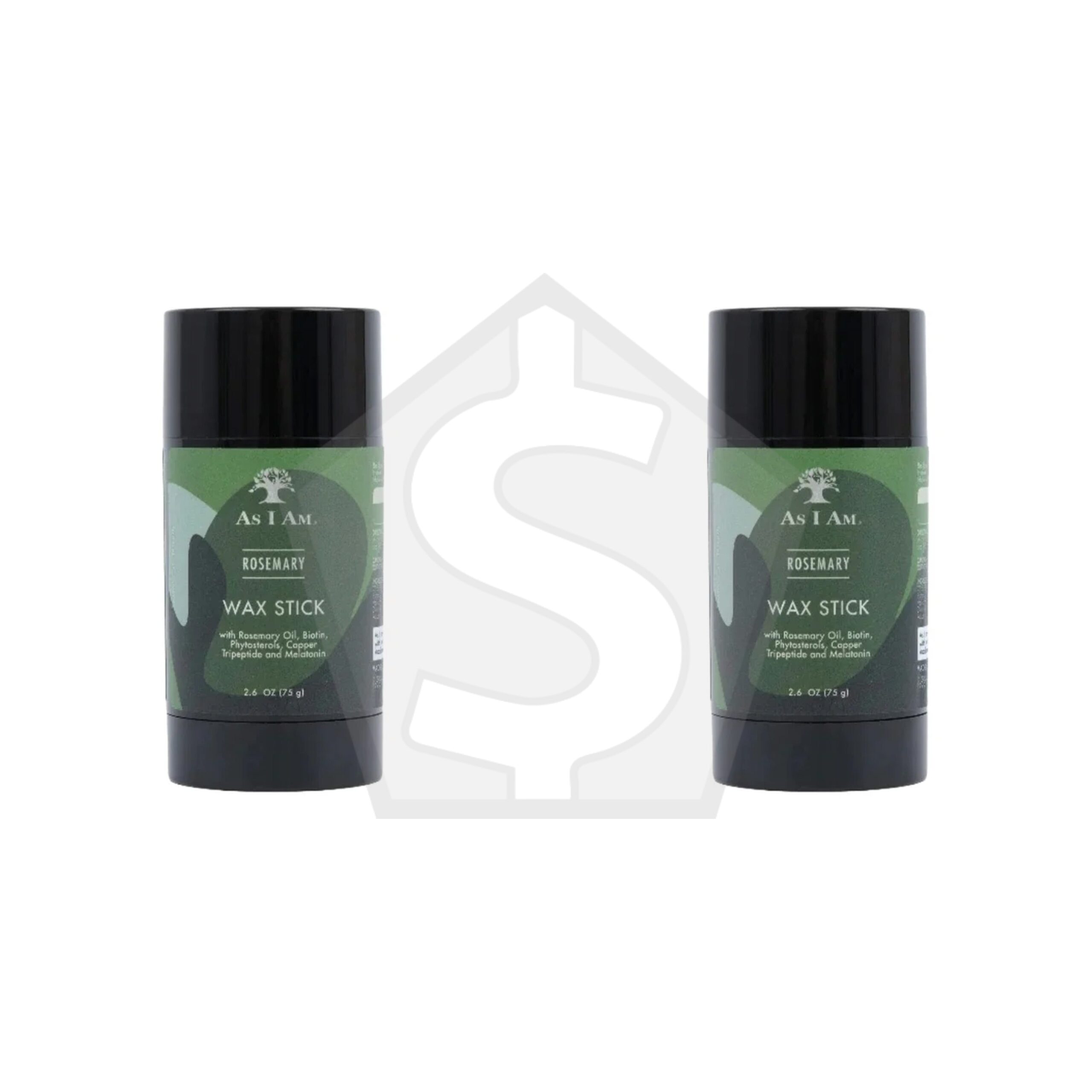 Bundle of 2 - AS I AM Rosemary Hair Wax Stick (2.6oz)