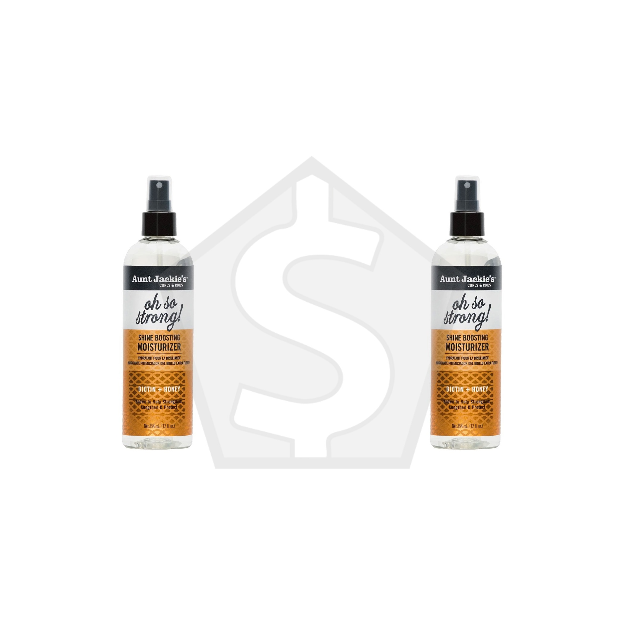 AUNT JACKIE'S Oh So Strong Braid Refresh Spray (12oz) - Pack of 2