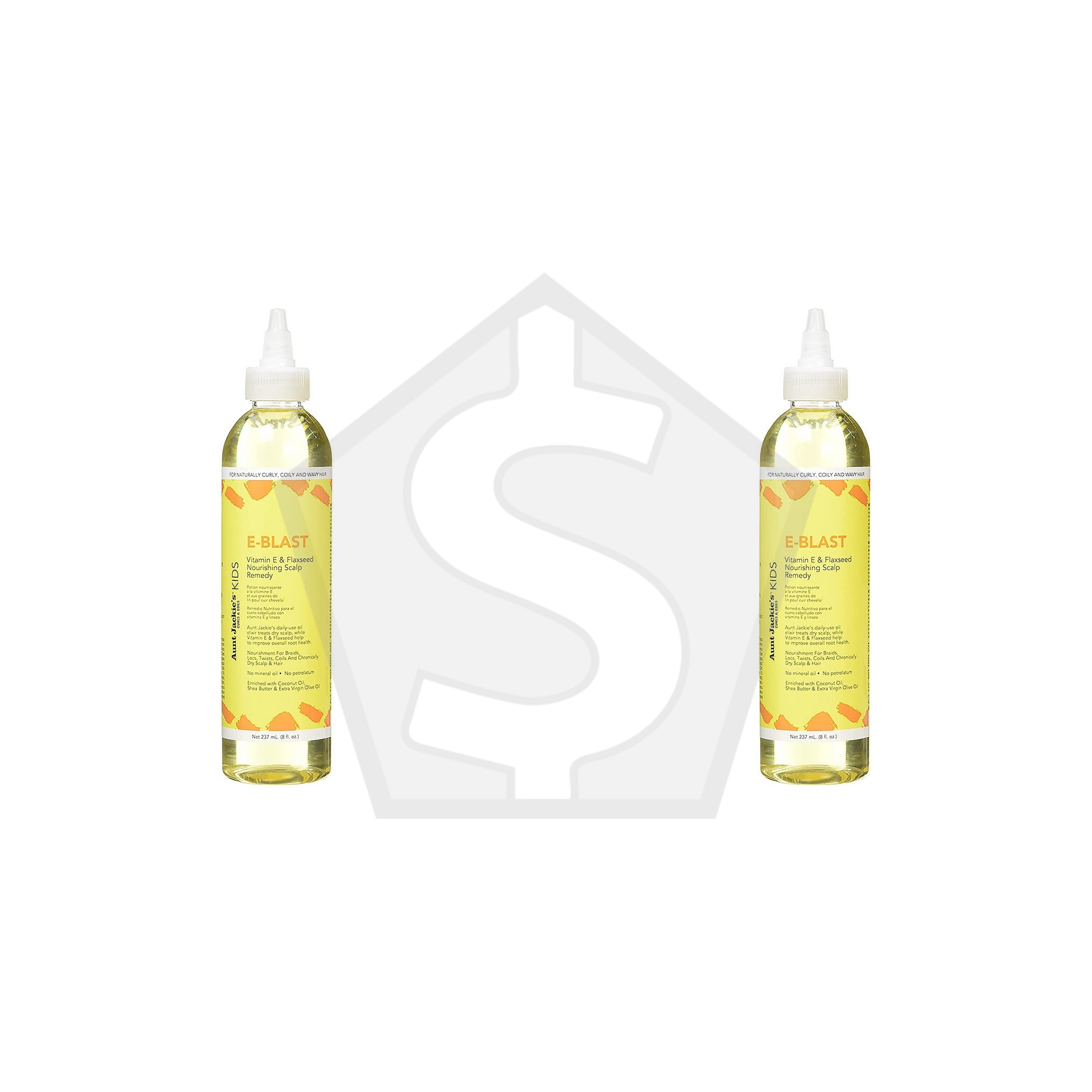 AUNT JACKIE'S Kids E-Blast Vitamin E & Flaxseed Scalp Remedy (8oz) - Pack of 2