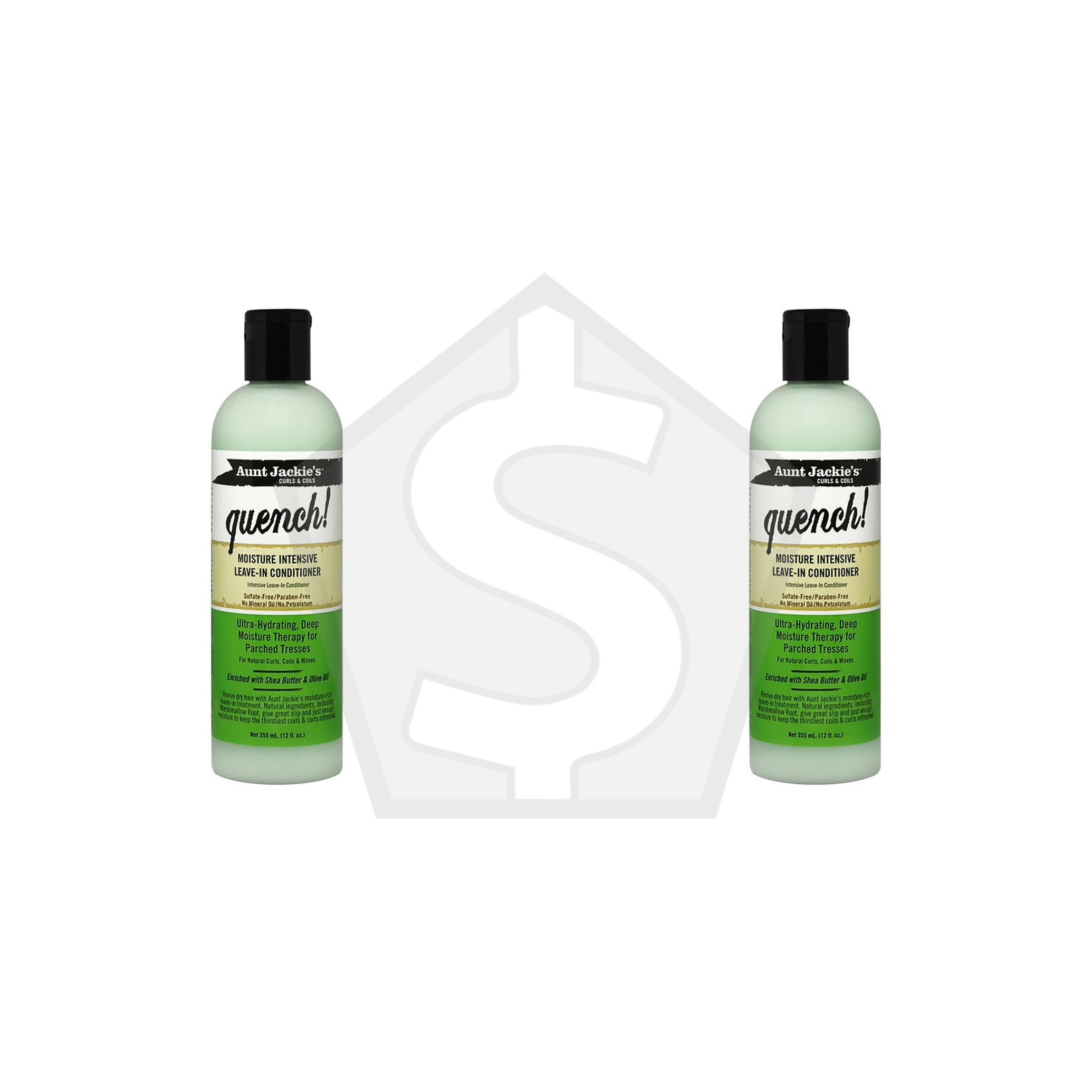 AUNT JACKIE'S Quench! Moisture Intensive Leave-In Conditioner (12oz) - Pack of 2