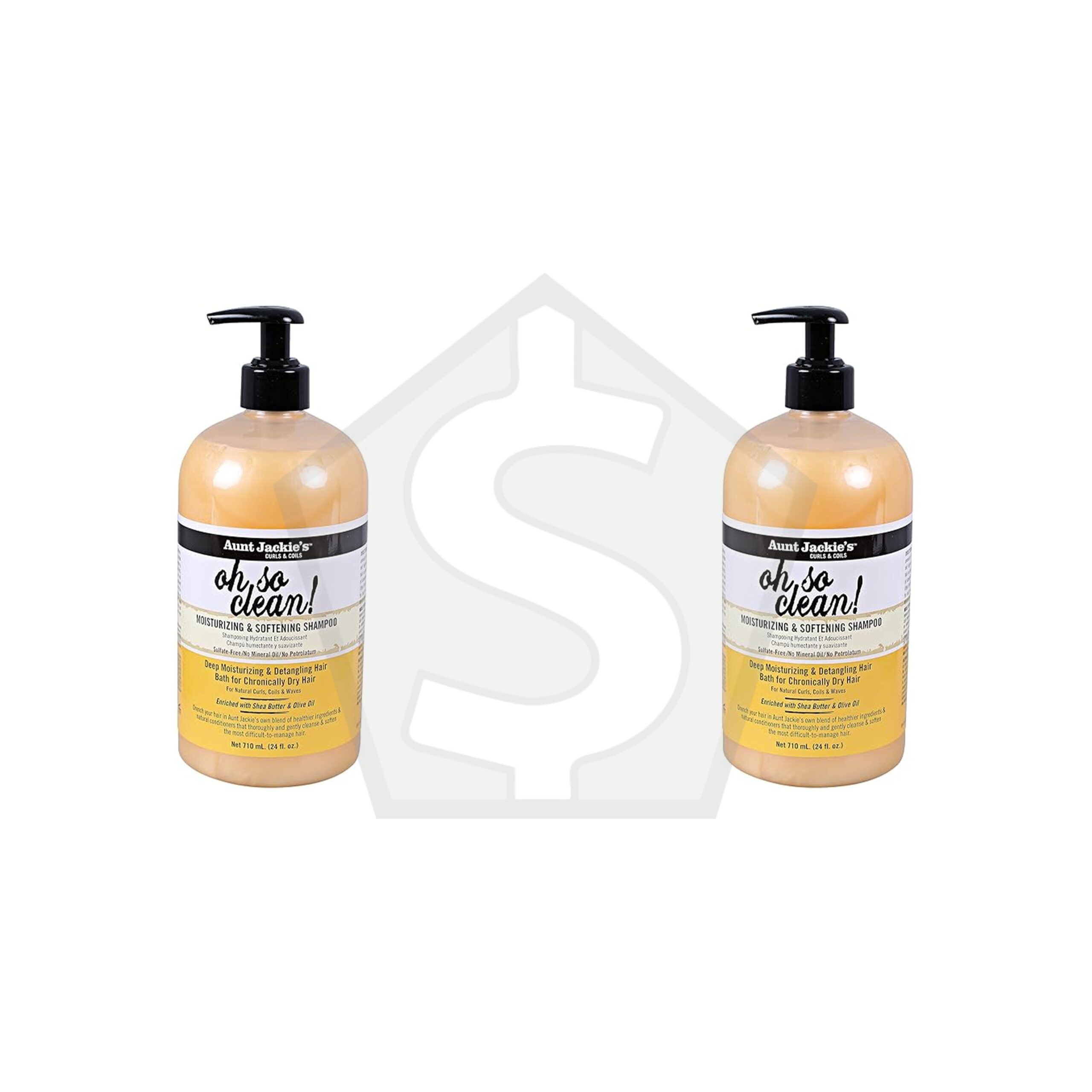 AUNT JACKIE'S Oh So Clean Moisturizing & Softening Shampoo - Pack of 2