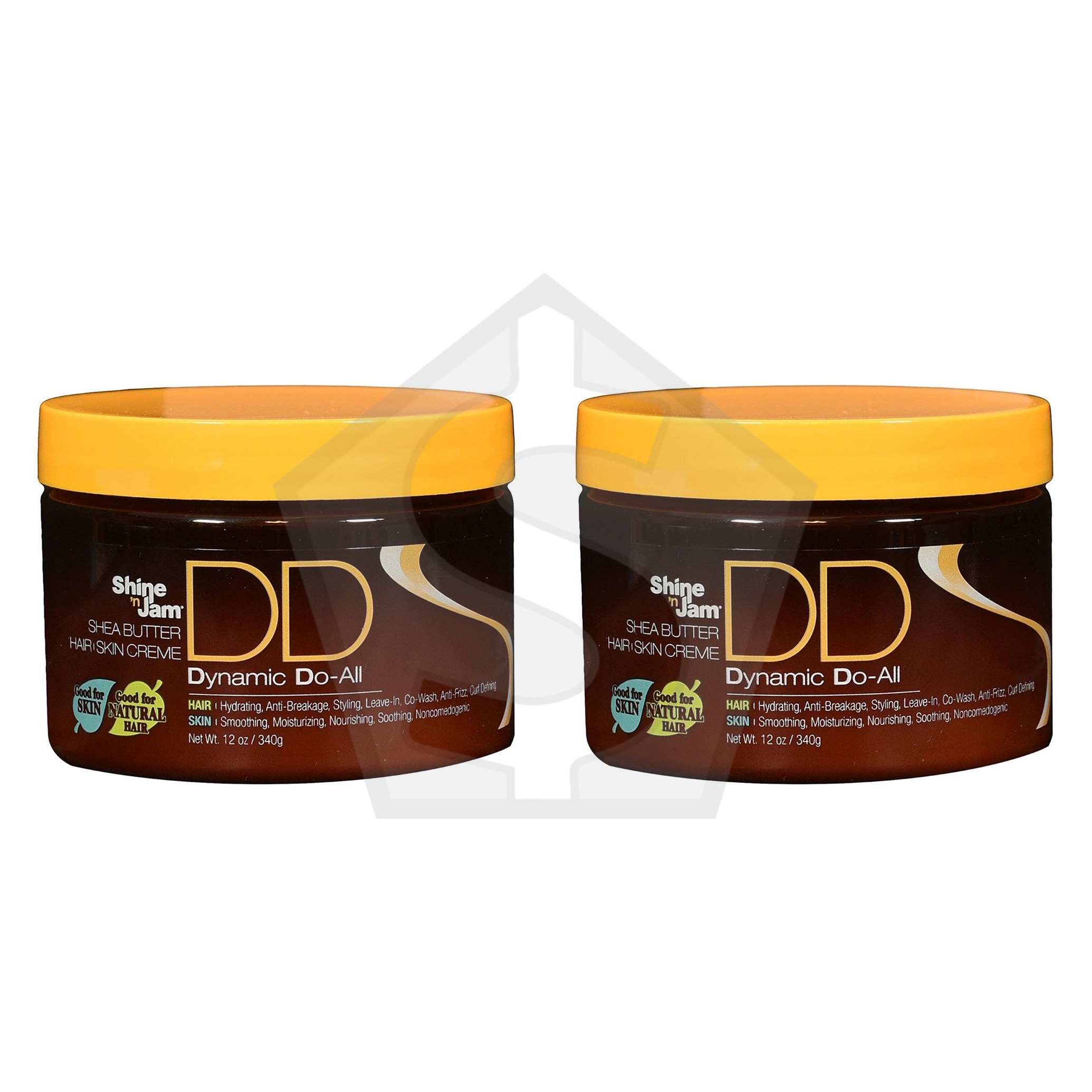 AMPRO Shine 'n Jam Dynamic Do-All Shea Butter Creme (12oz) - Pack of 2