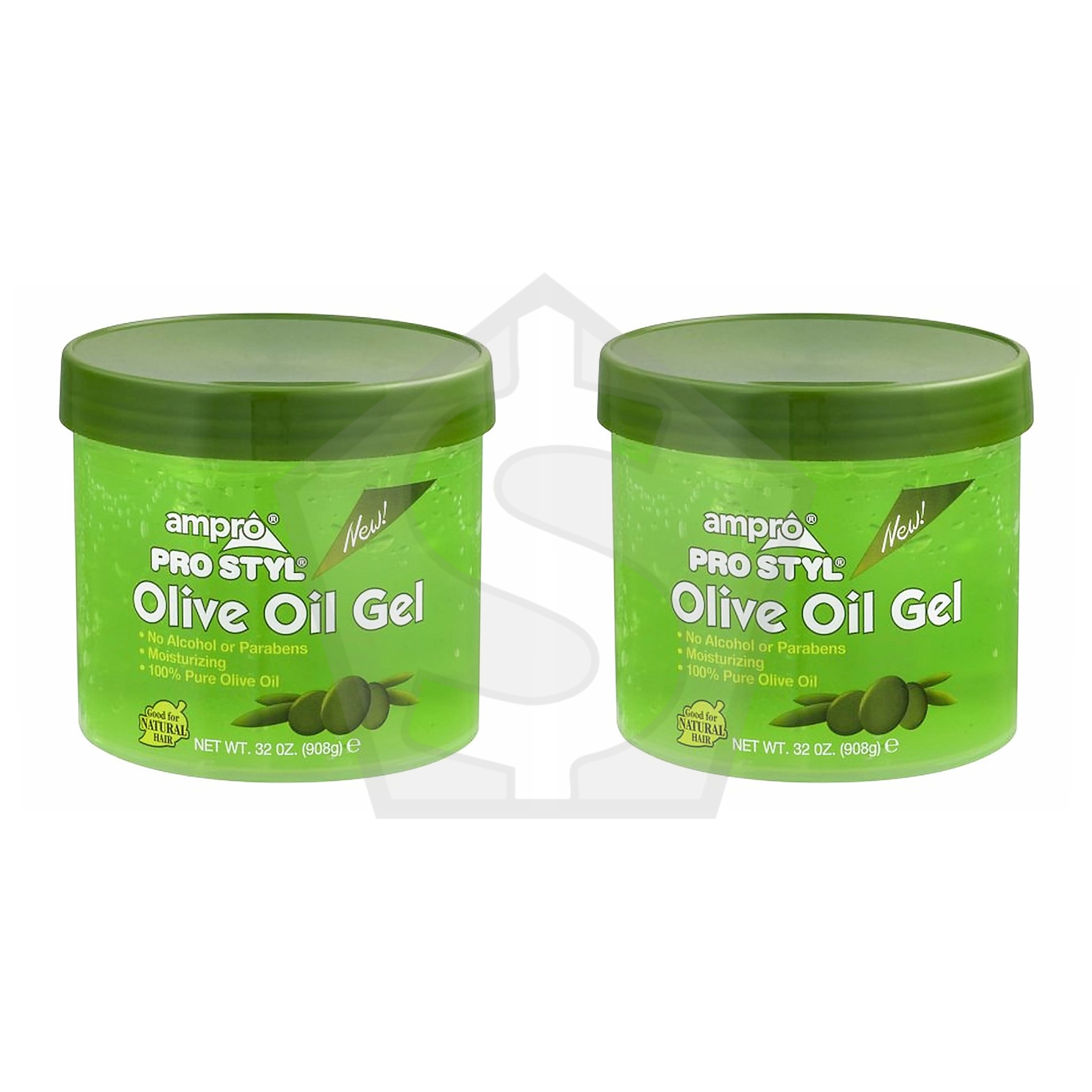 AMPRO Olive Oil Styling Gel - 32oz - Pack of 2