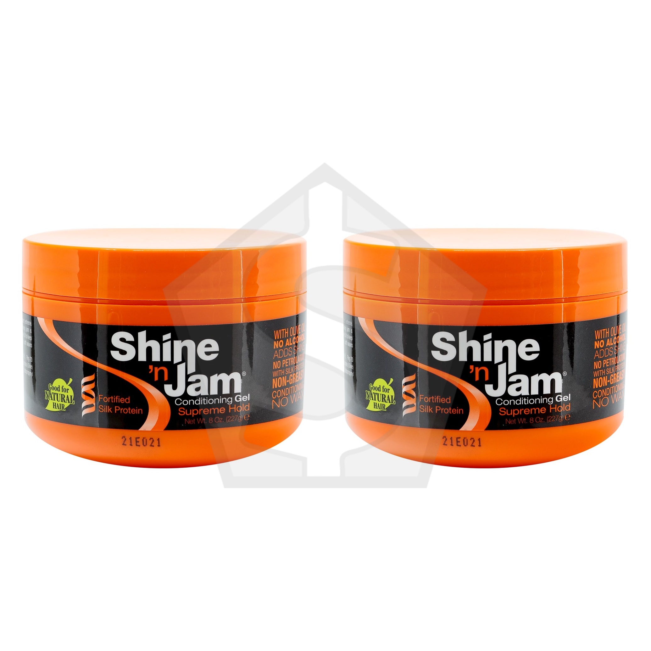 Bundle of 2 - AMPRO Shine 'n Jam Conditioning Gel (Supreme Hold) - 8oz