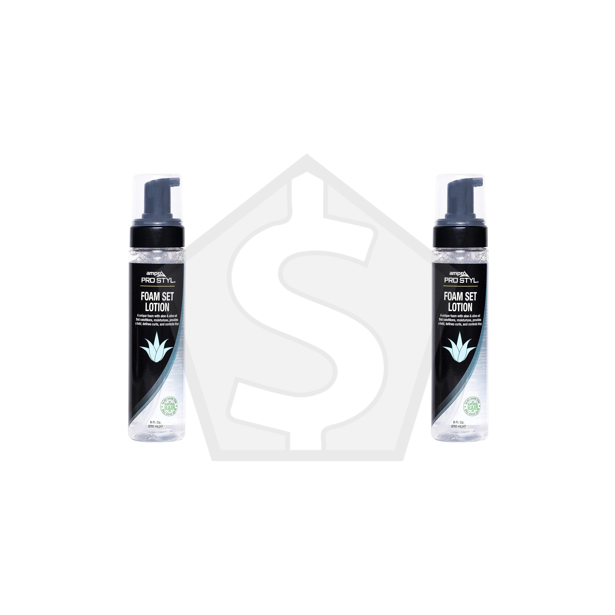 AMPRO Foam Set Lotion (8oz) - Pack of 2