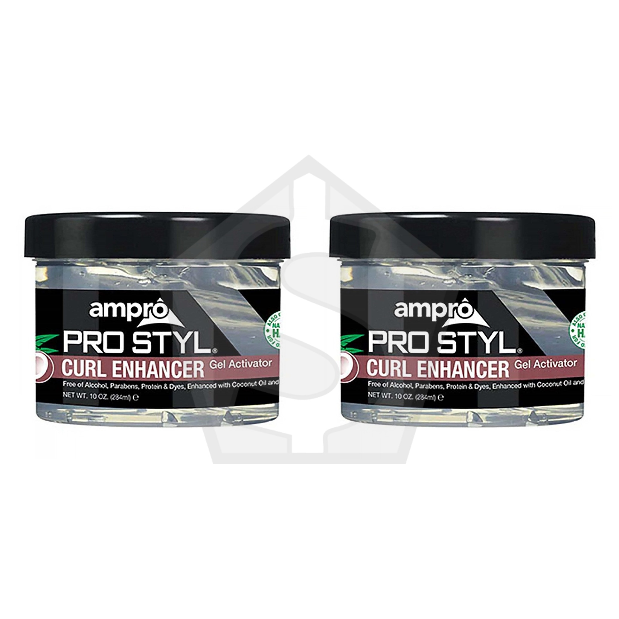 AMPRO Curl Enhancer Gel Activator [Regular] - 10oz - Pack of 2