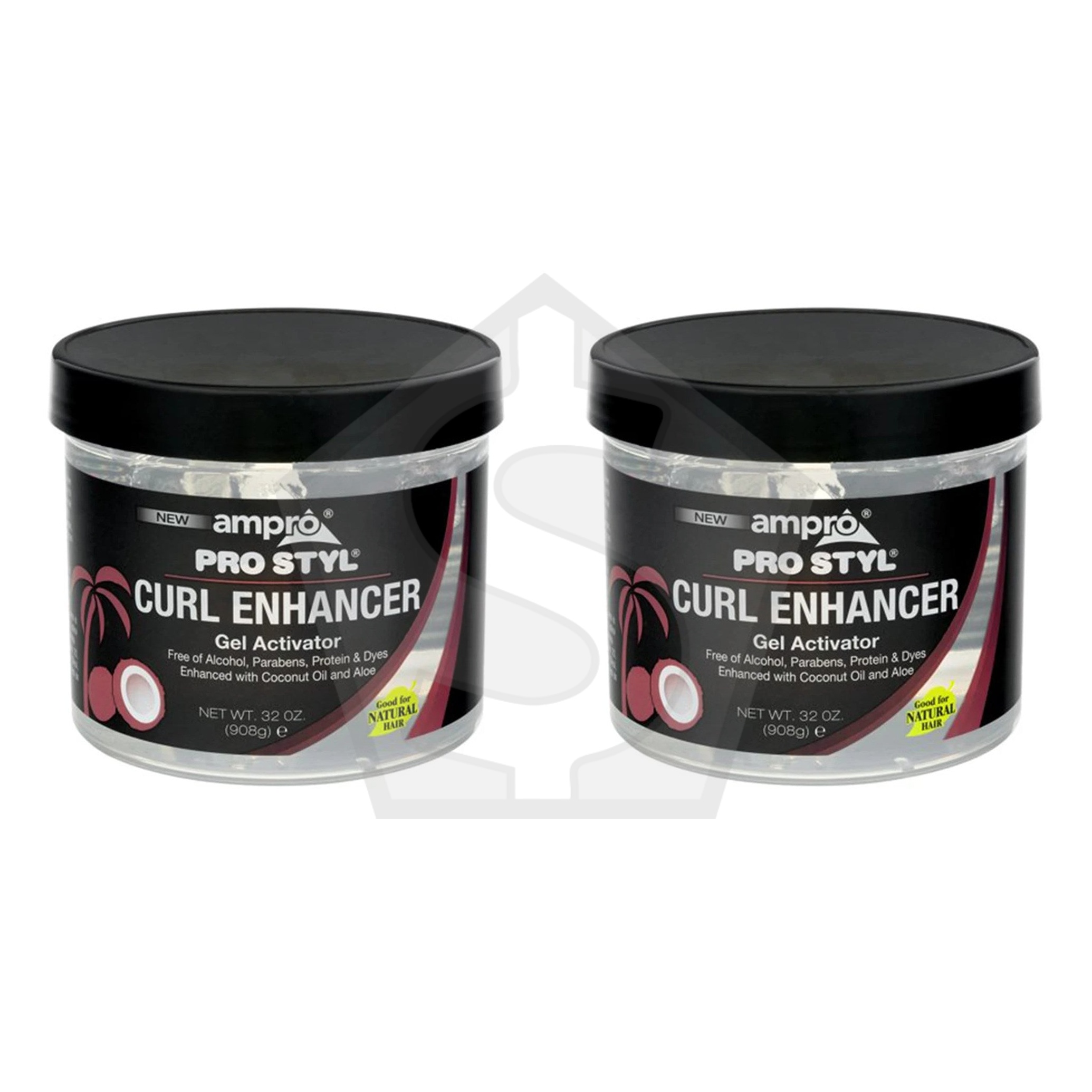 AMPRO Curl Enhancer Gel Activator [Regular] - 32oz - Pack of 2