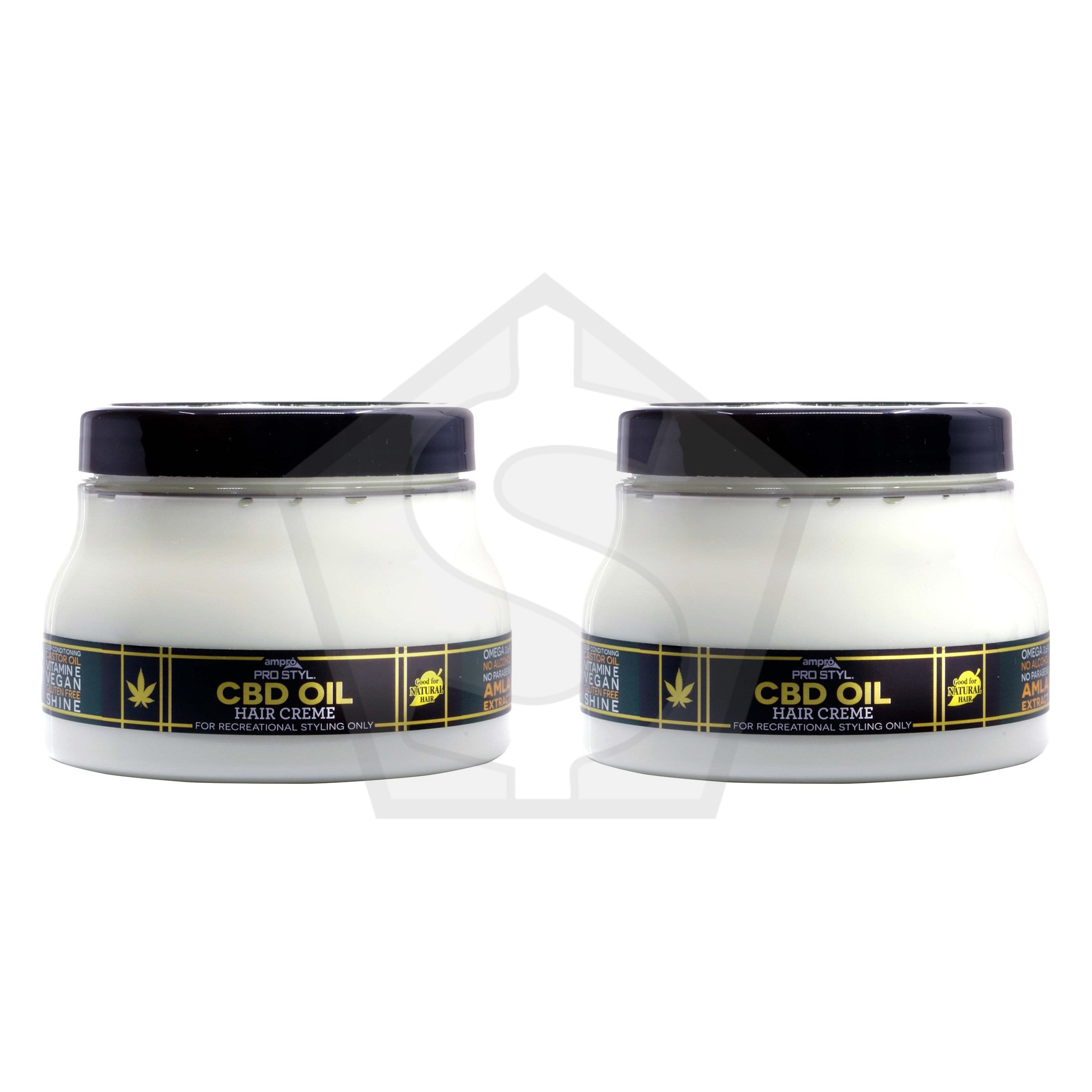 AMPRO CBD Oil Hair Creme (8oz) - Pack of 2