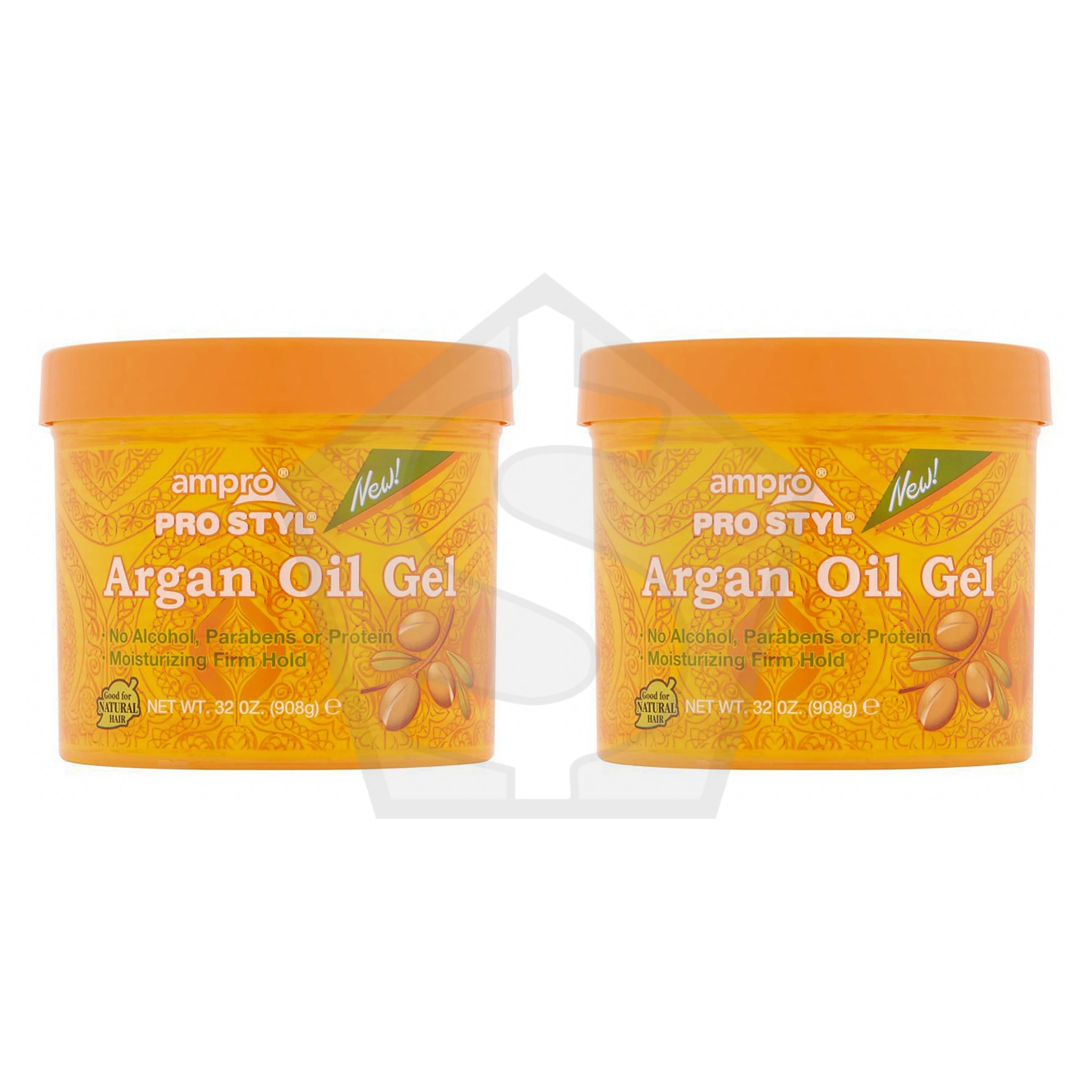 AMPRO Argan Oil Styling Gel - 32oz - Pack of 2