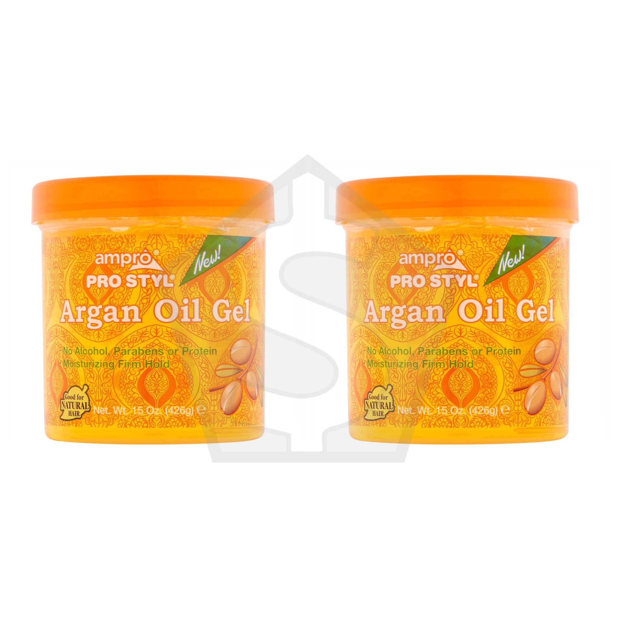 AMPRO Argan Oil Styling Gel - 15oz - Pack of 2