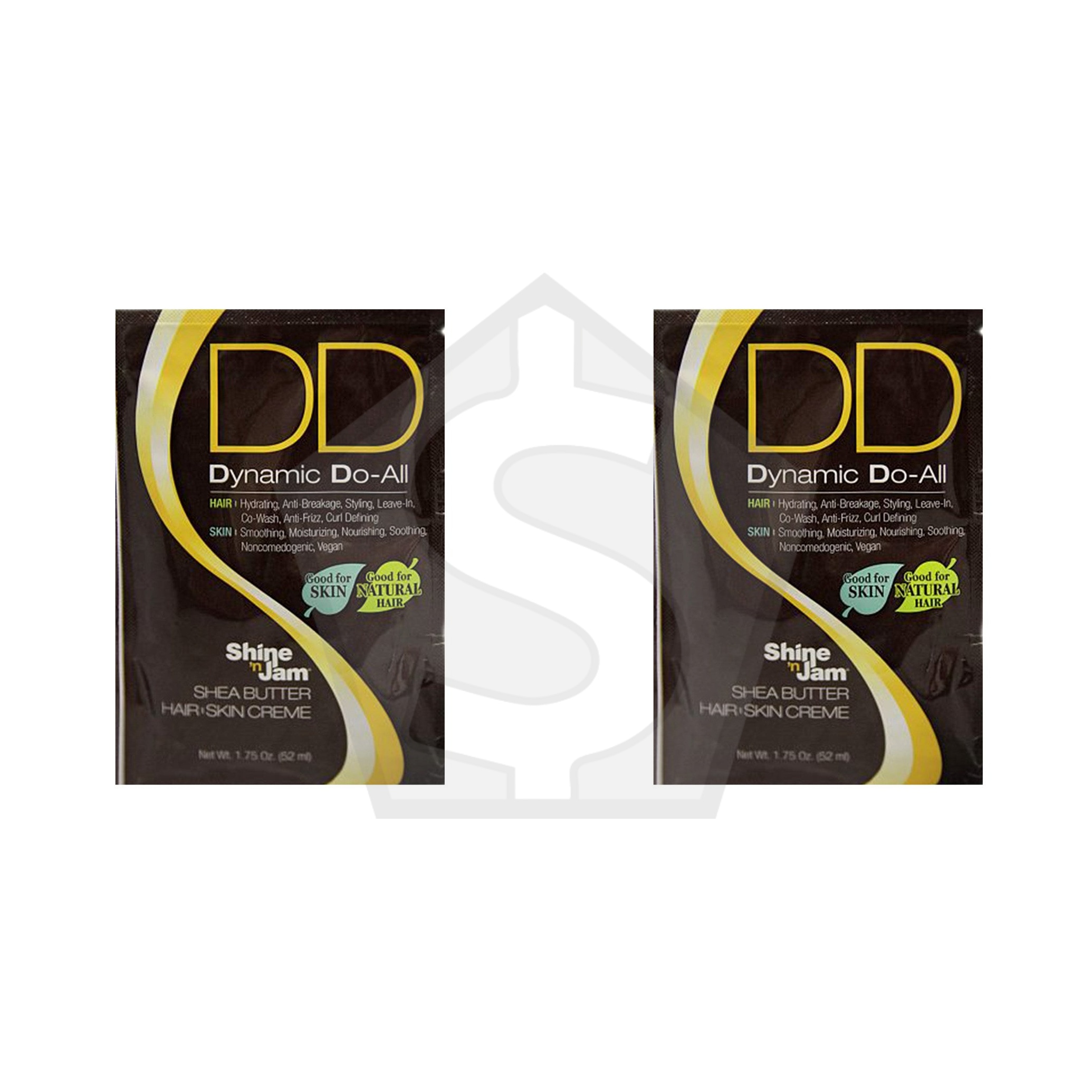 Bundle of 2 - AMPRO Shine 'n Jam Dynamic Do-All Shea Butter Creme Packet (1.75oz)