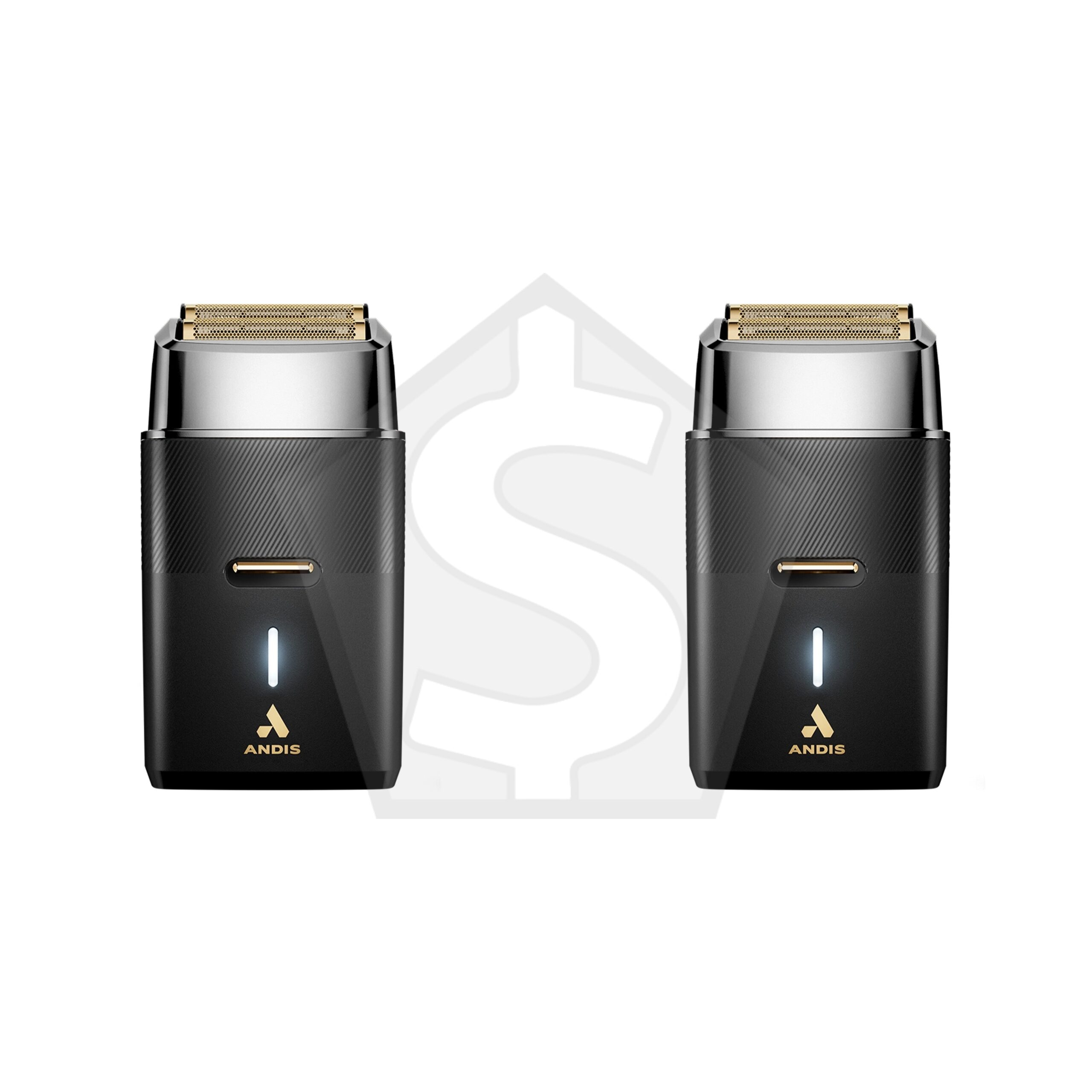 ANDIS PROFOIL Lithium Plus II Titanium Foil Shaver Black Chrome [CUL Certified] - Pack of 2