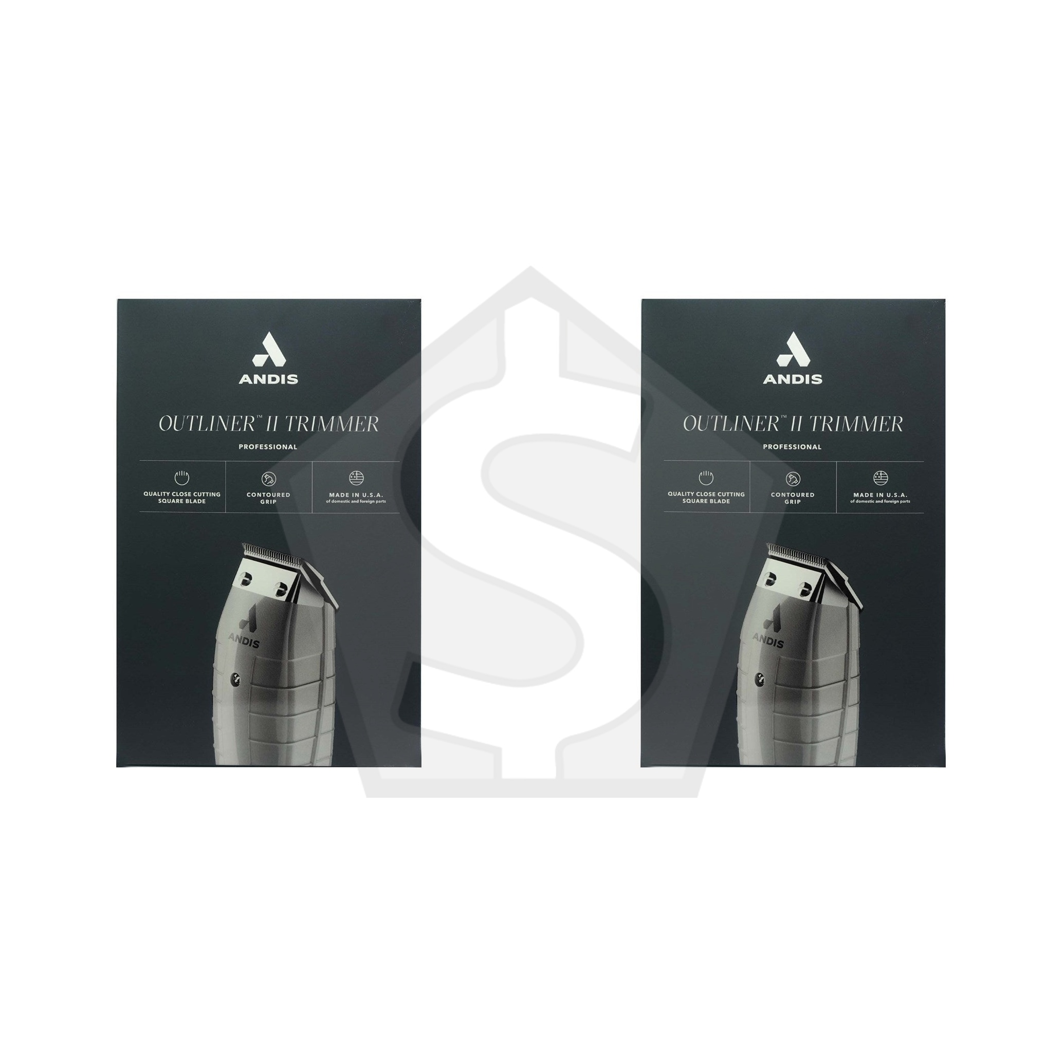 ANDIS Outliner II Trimmer [CUL Certified] - New Look - Pack of 2