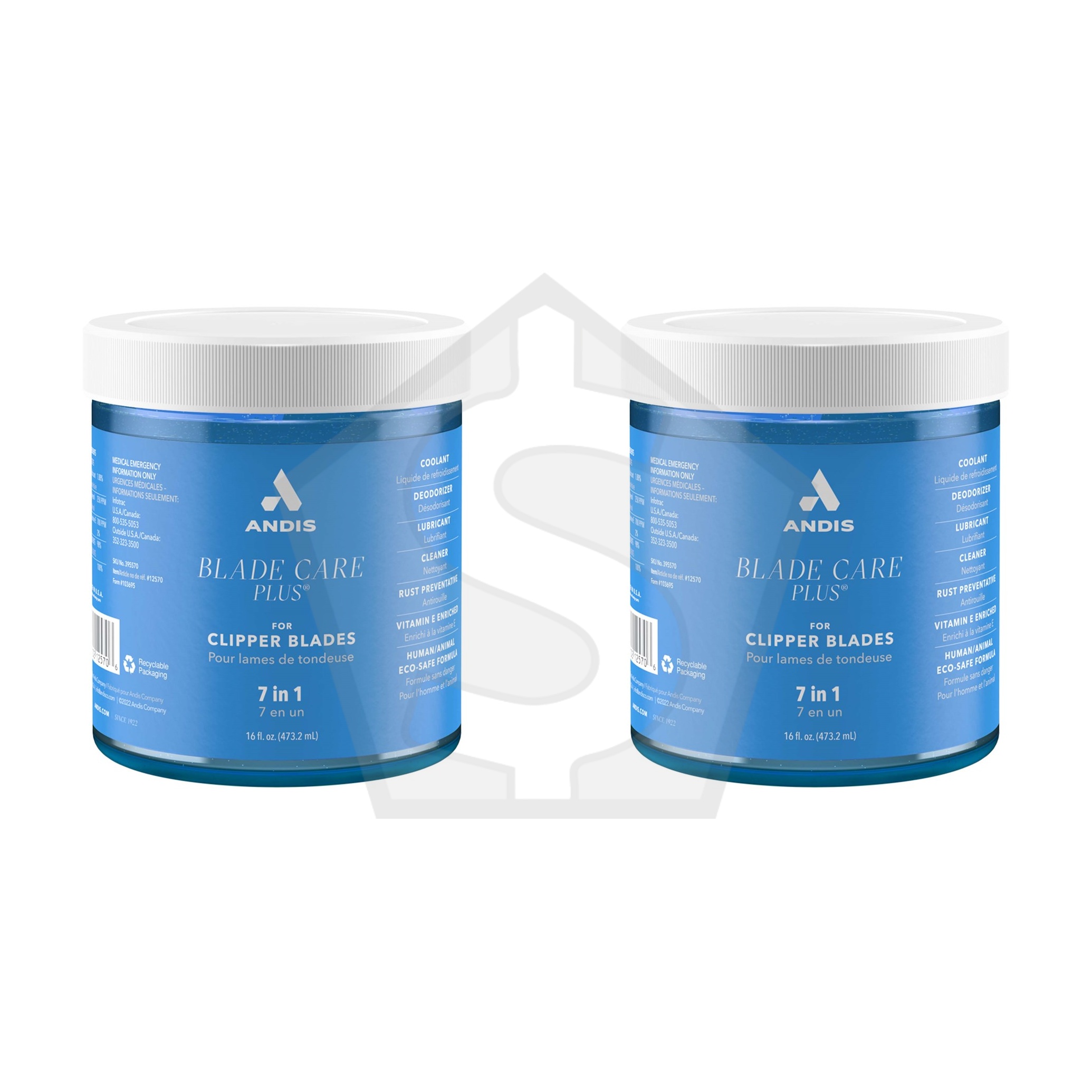 ANDIS Blade Care Plus 7 In 1 (16oz) - Pack of 2