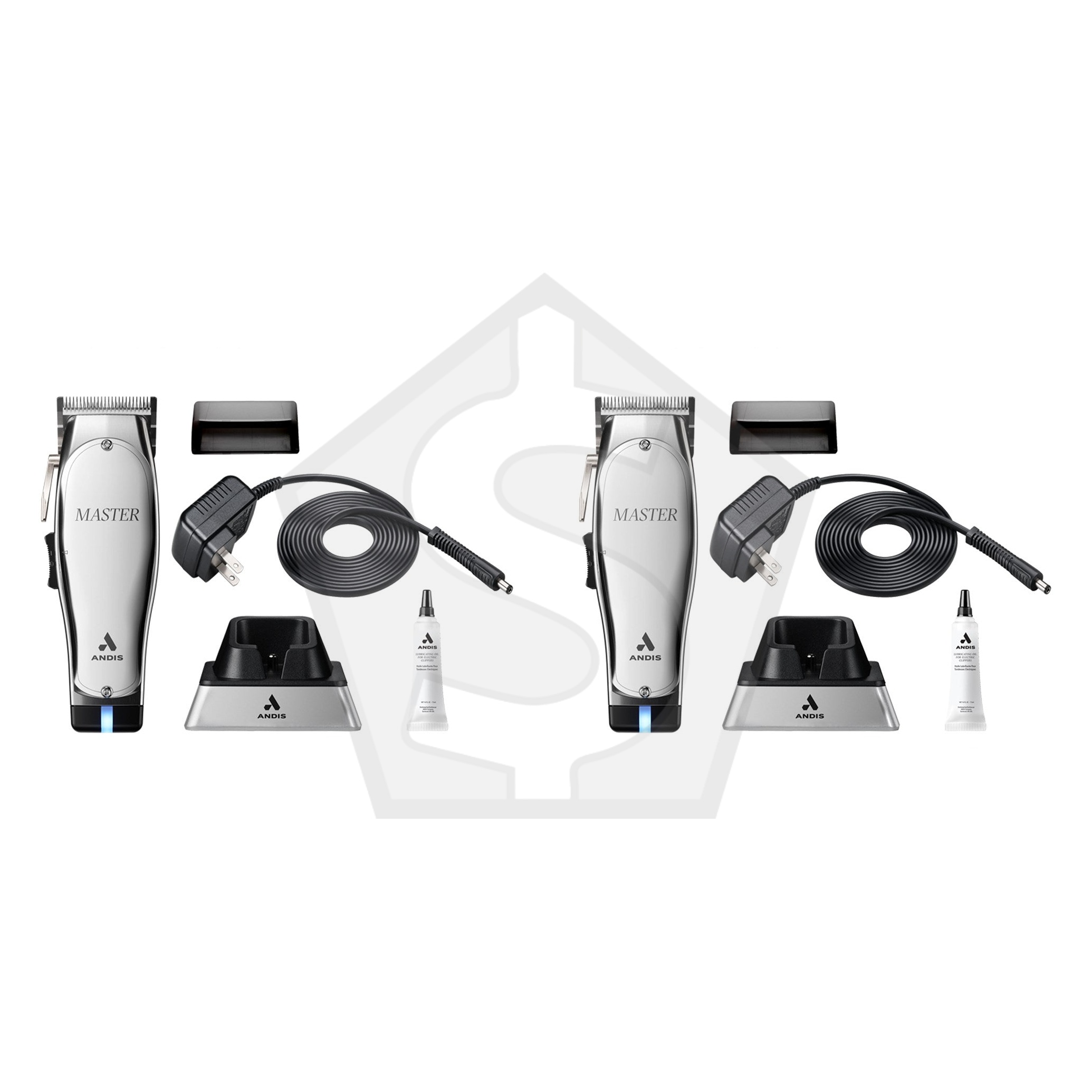 ANDIS Master Cordless Clipper [CUL Certified] - Pack of 2