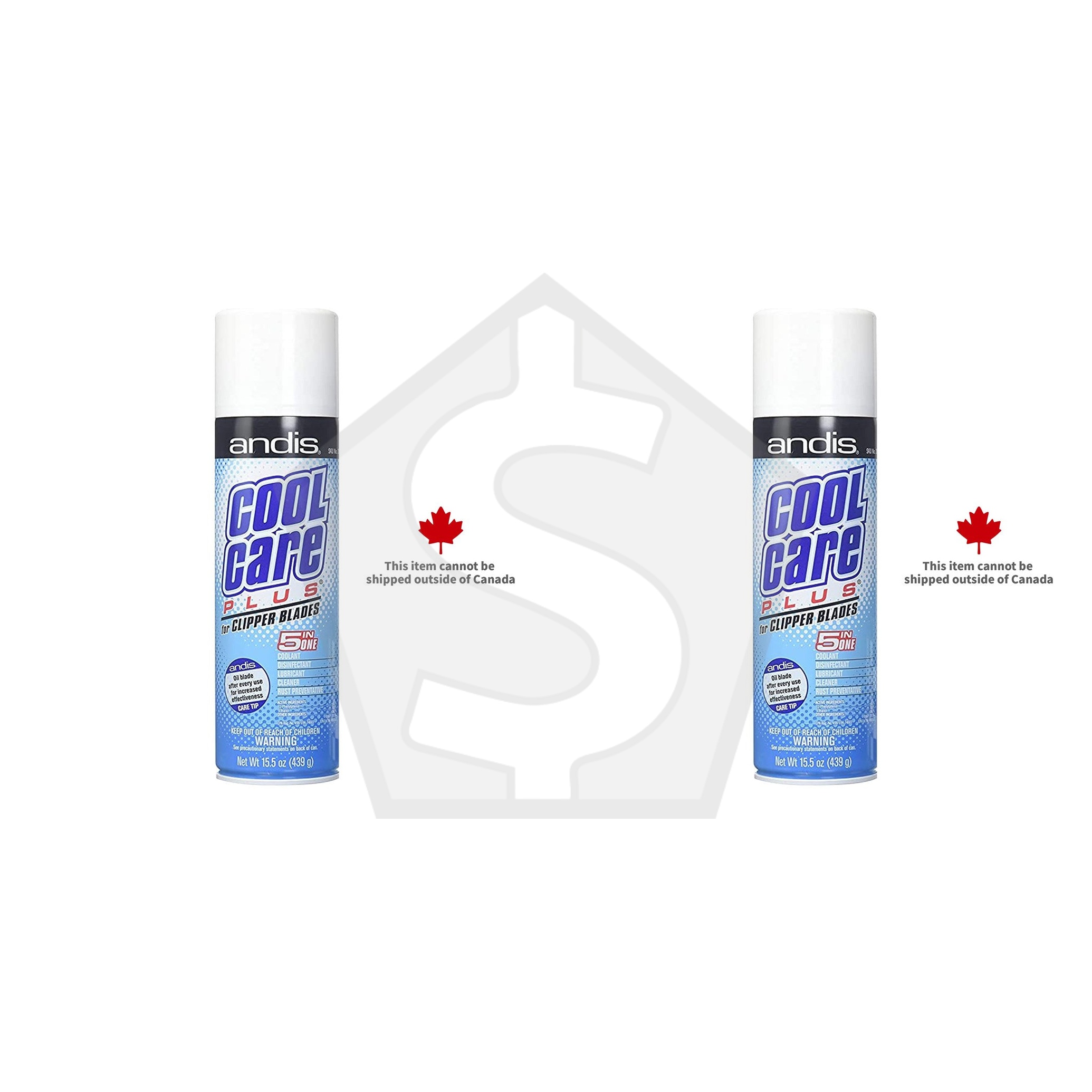 ANDIS Cool Care Plus 5 in 1 (15.5oz) - Pack of 2