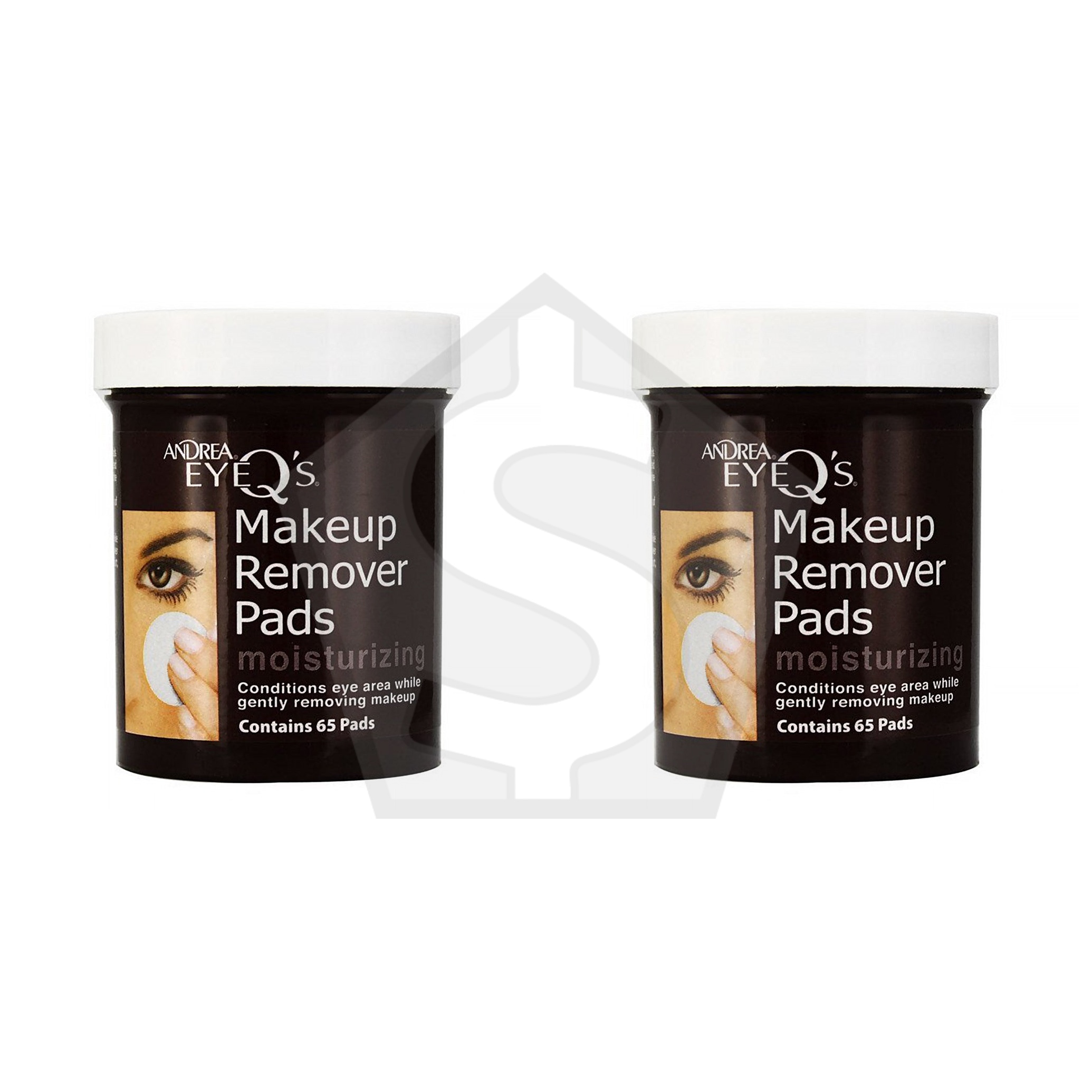 Bundle of 2 - ANDREA EyeQ's Moisturizing Makeup Remover Pads (65pads)