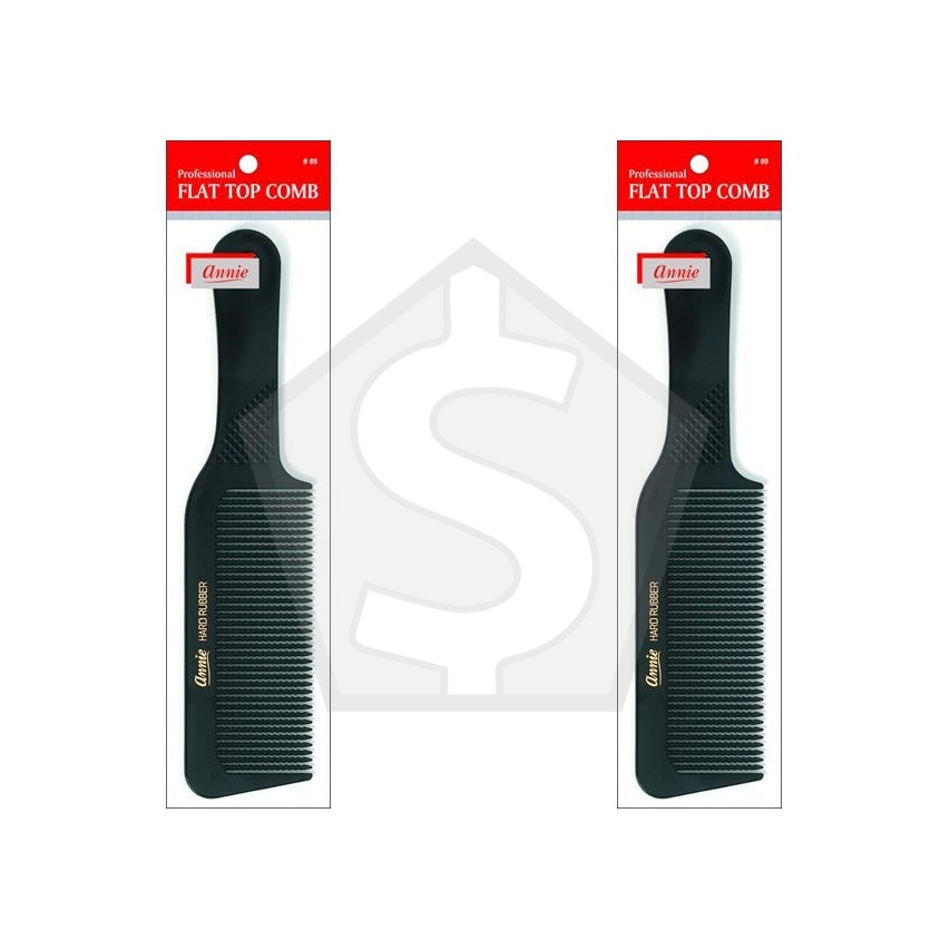 ANNIE Flat Top Comb - Pack of 2