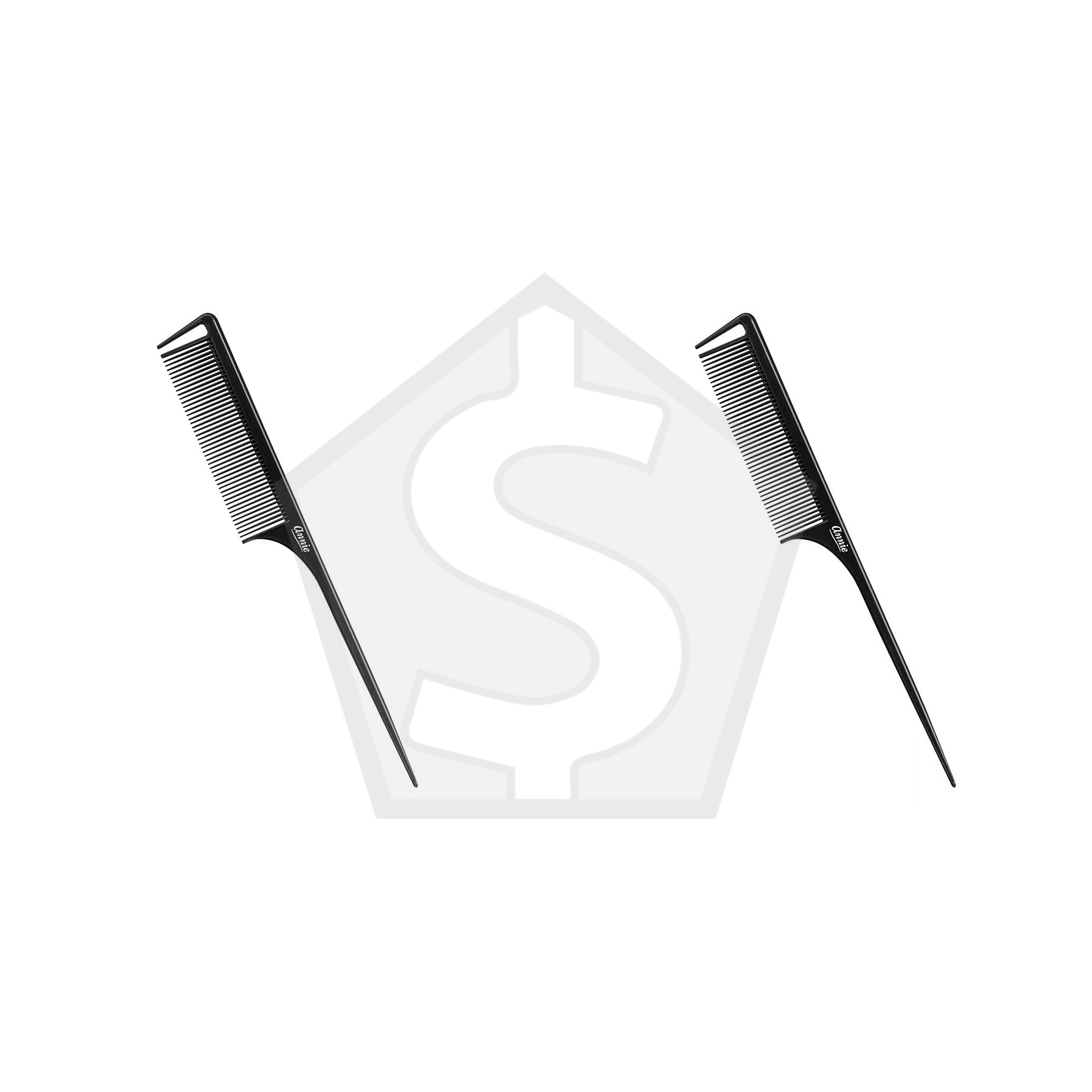 ANNIE Rat Tail Section Comb - Pack of 2