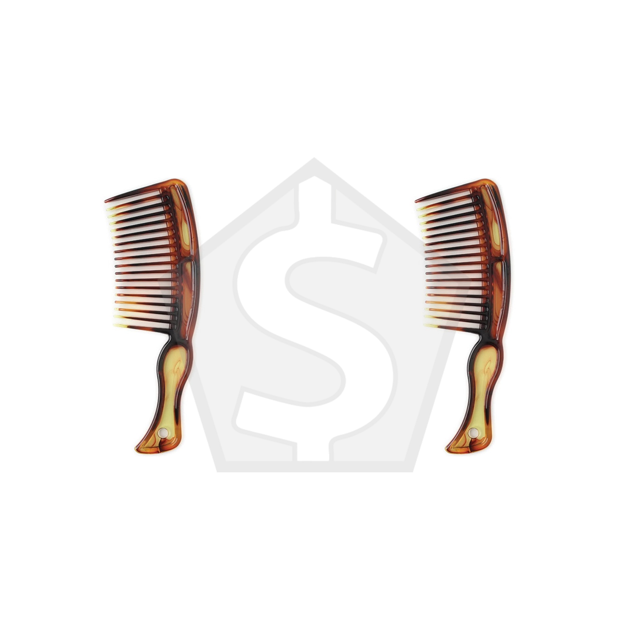 ANNIE Detangler Comb Tortoise - Pack of 2