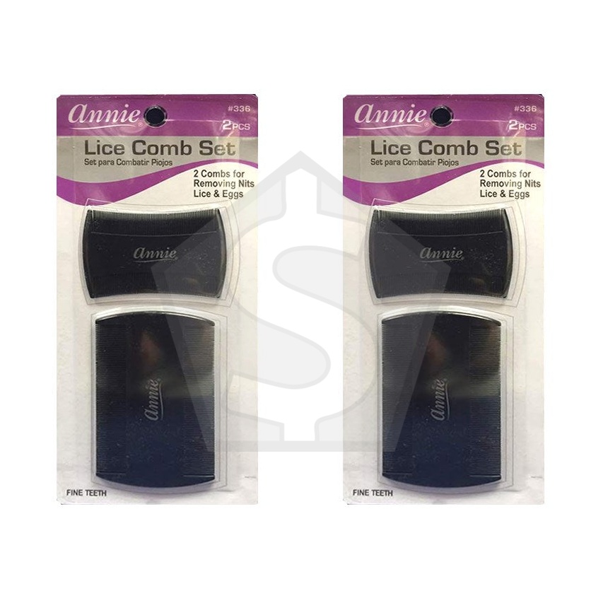 ANNIE Lice Comb Set (2pcs) - Pack of 2