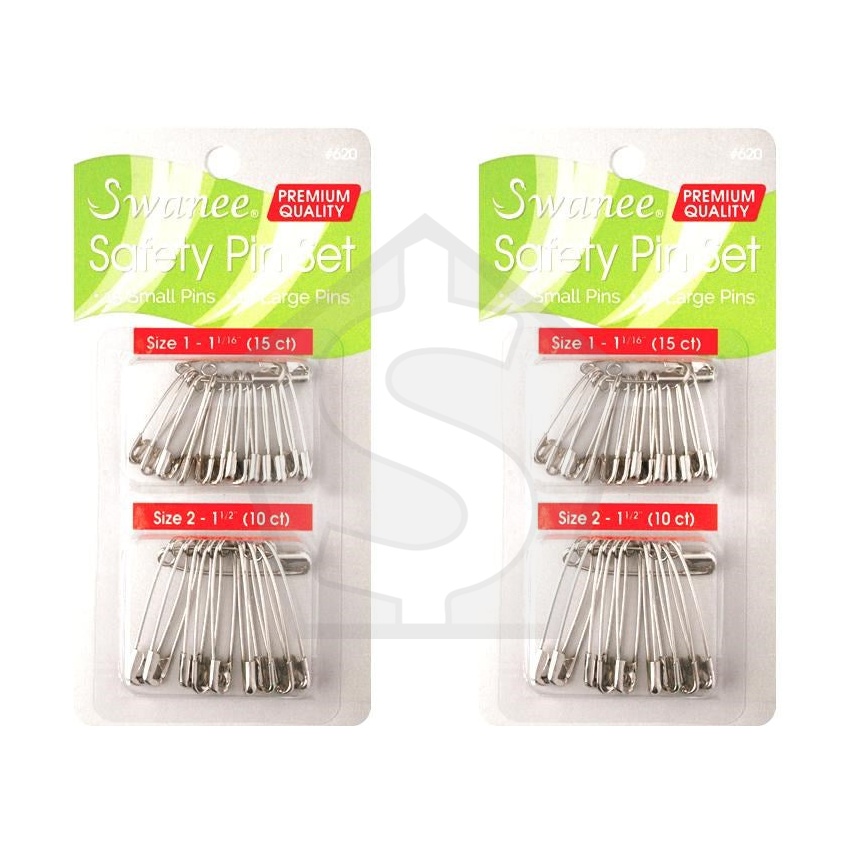 ANNIE Swanee Safety Pin Set (25pcs) - Pack of 2