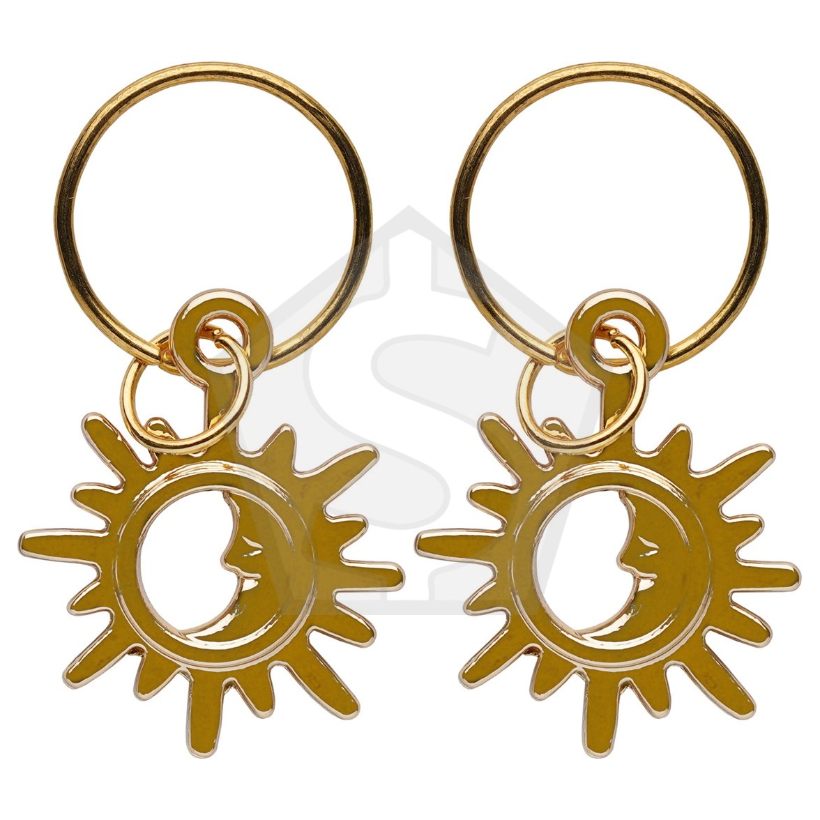ANNIE Braid Charm Set - Sun and Moon - Pack of 2