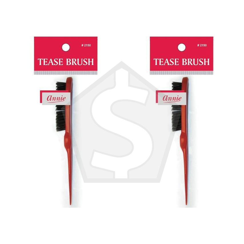 ANNIE Plastic Tease Brush - Pack of 2