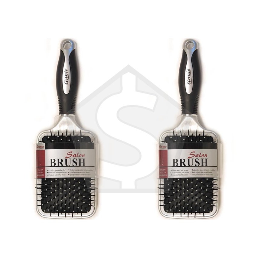 ANNIE Salon Paddle Cushion Brush [Jumbo] - Pack of 2