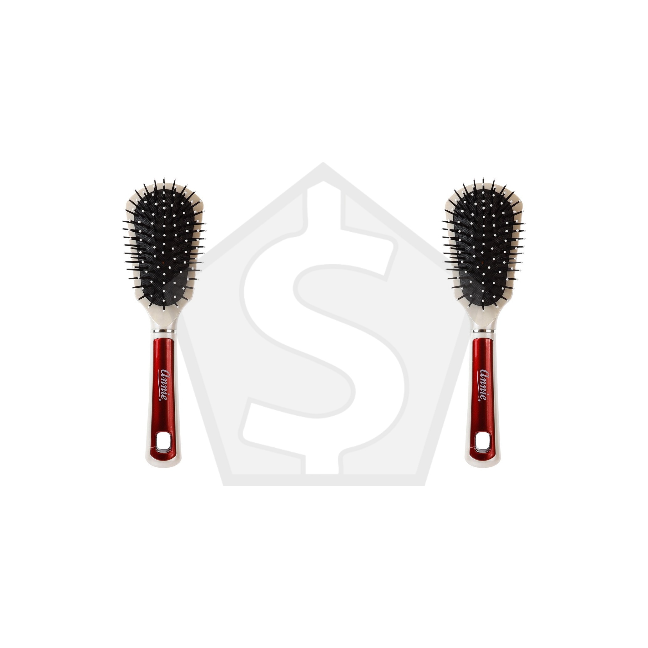 ANNIE Pearly Fan Cushion Styling Brush - Pack of 2