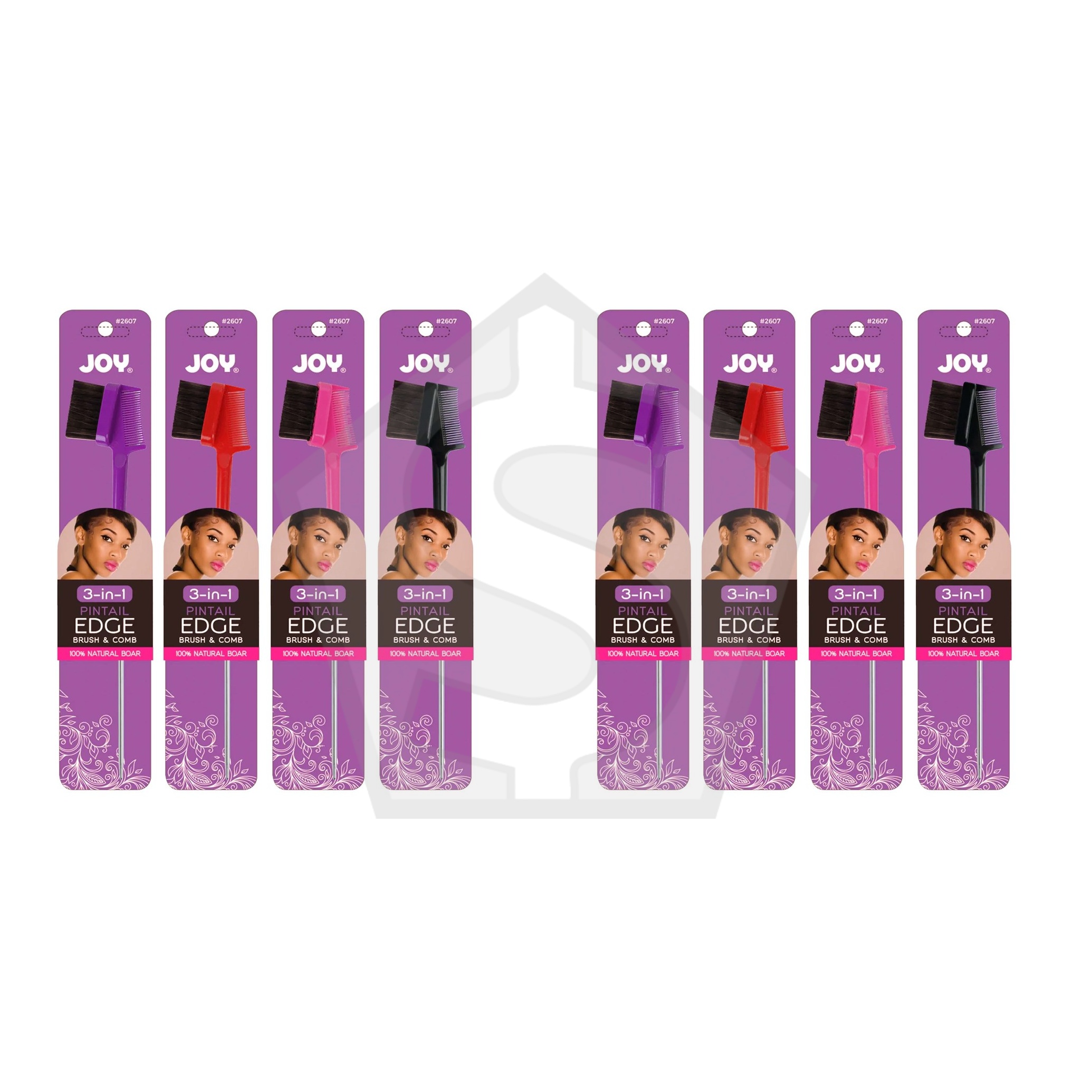 ANNIE Joy 3 in 1 Pintail Edge Brush & Comb - Pack of 2