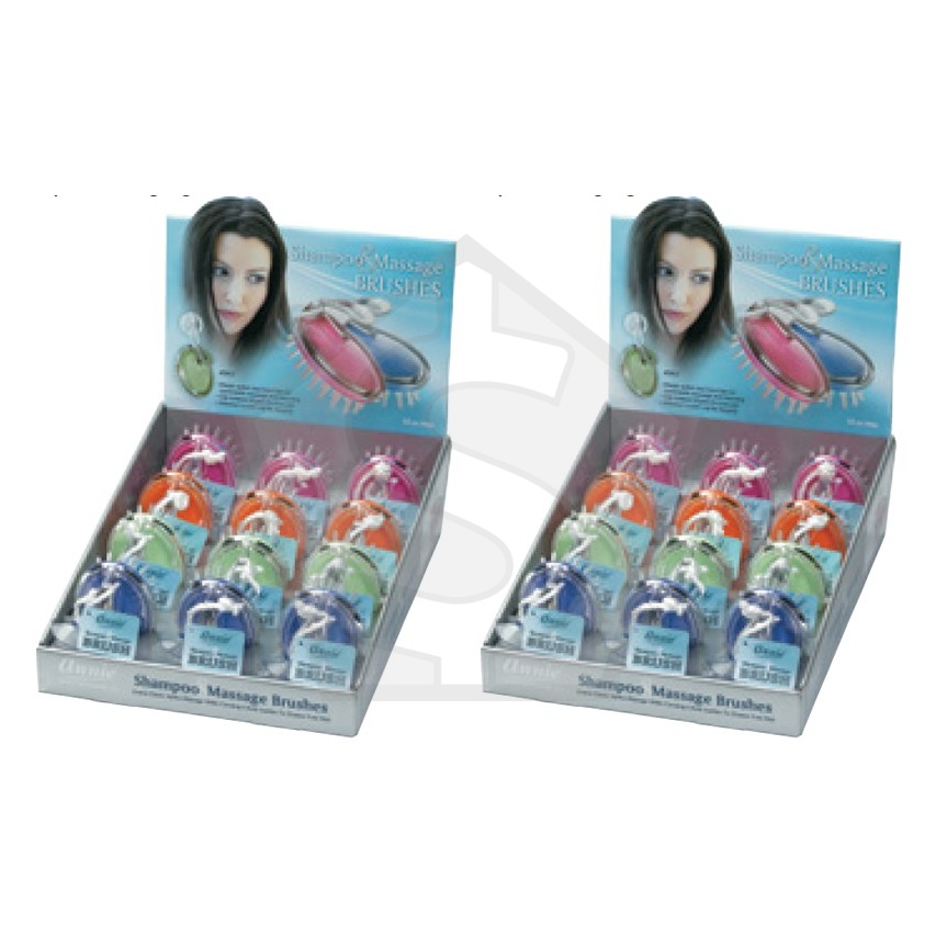 ANNIE Shampoo & Massage Brushes - Pack of 2