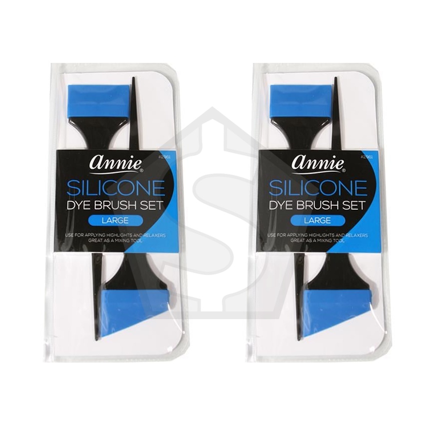 ANNIE Silicone Dye Brush Set (2pcs) - Large - Pack of 2