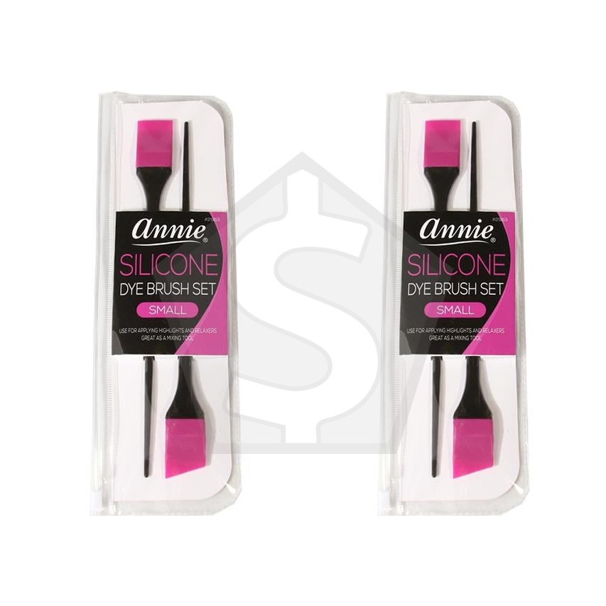 ANNIE Silicone Dye Brush Set (2pcs) - Small - Pack of 2