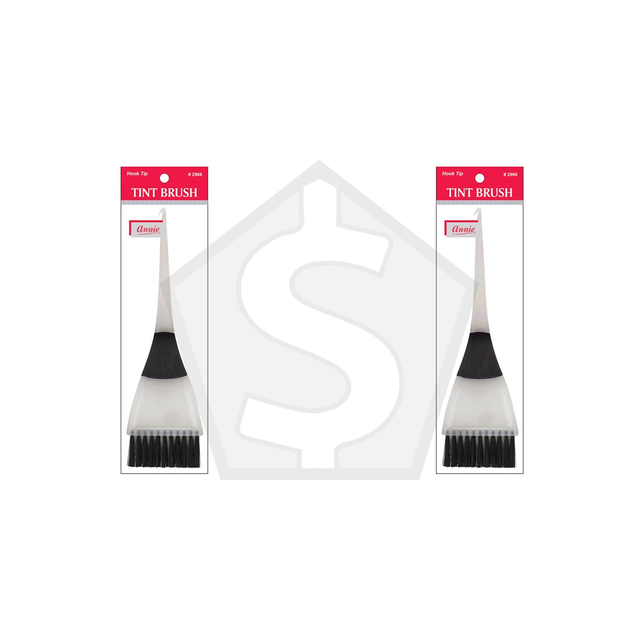ANNIE Tinting Brush with Hook Tip - 2.5" Hook - Pack of 2