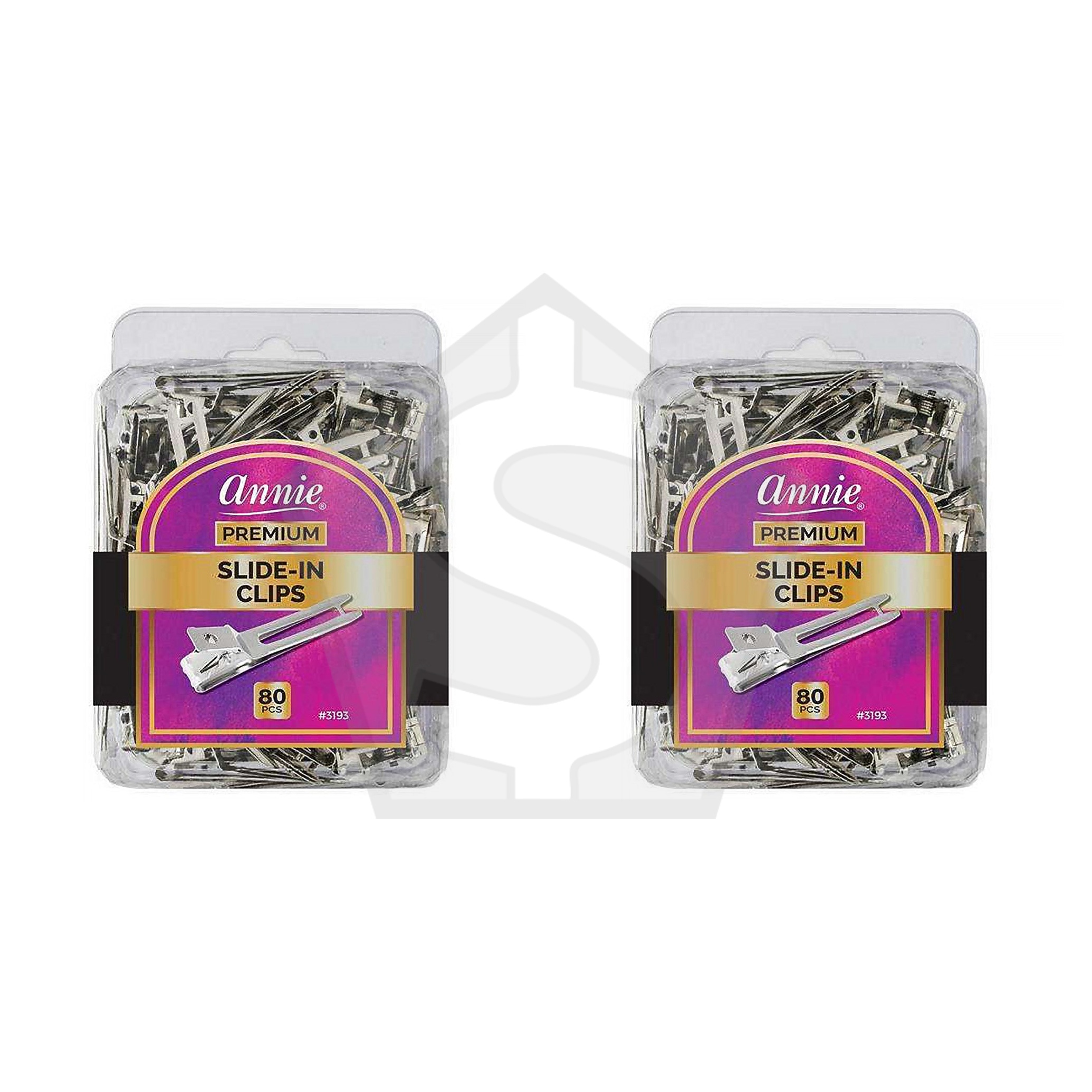 ANNIE Slide-In Clips (80pcs/pack) - Pack of 2