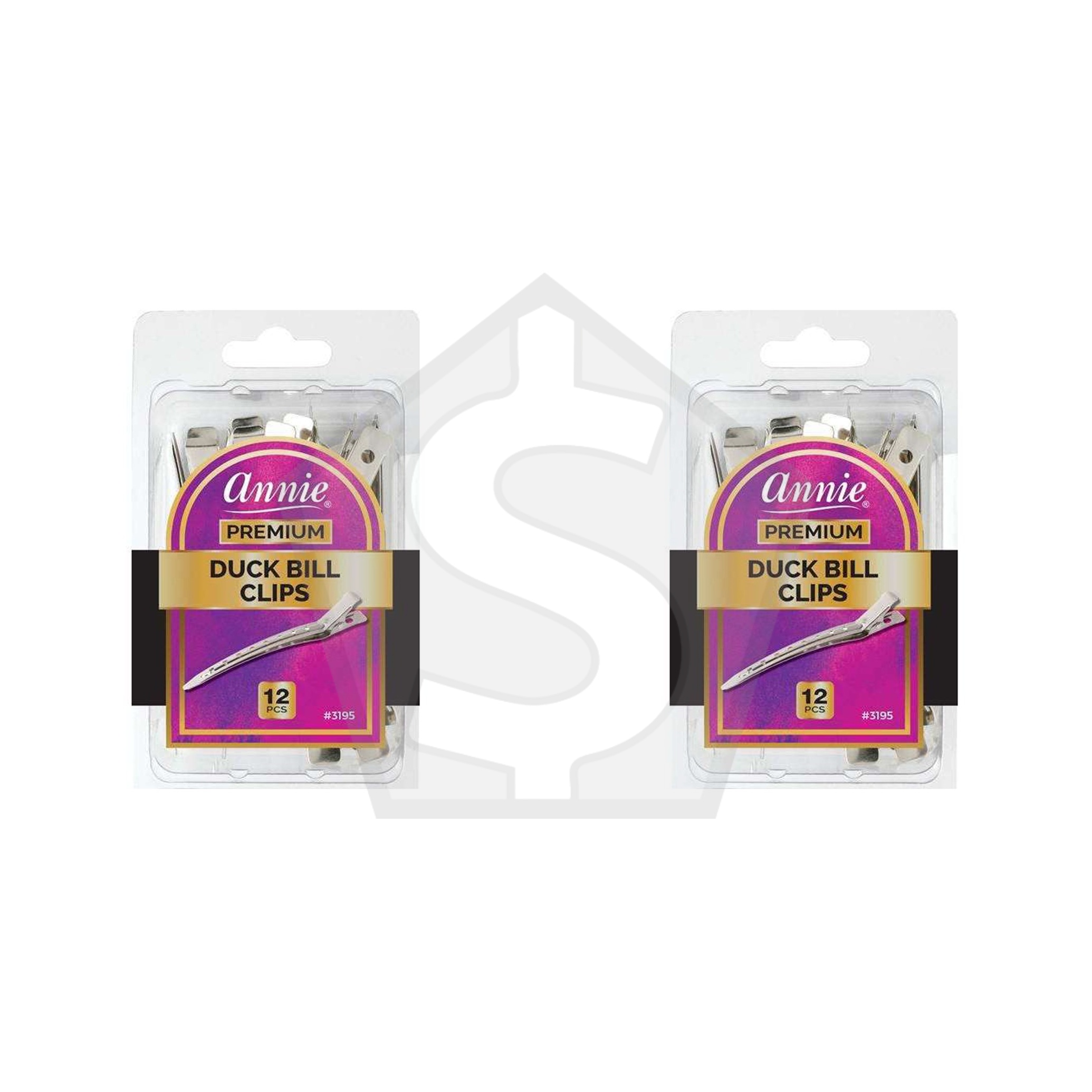 ANNIE Duck Bill Clips (12pcs/pack) - Pack of 2
