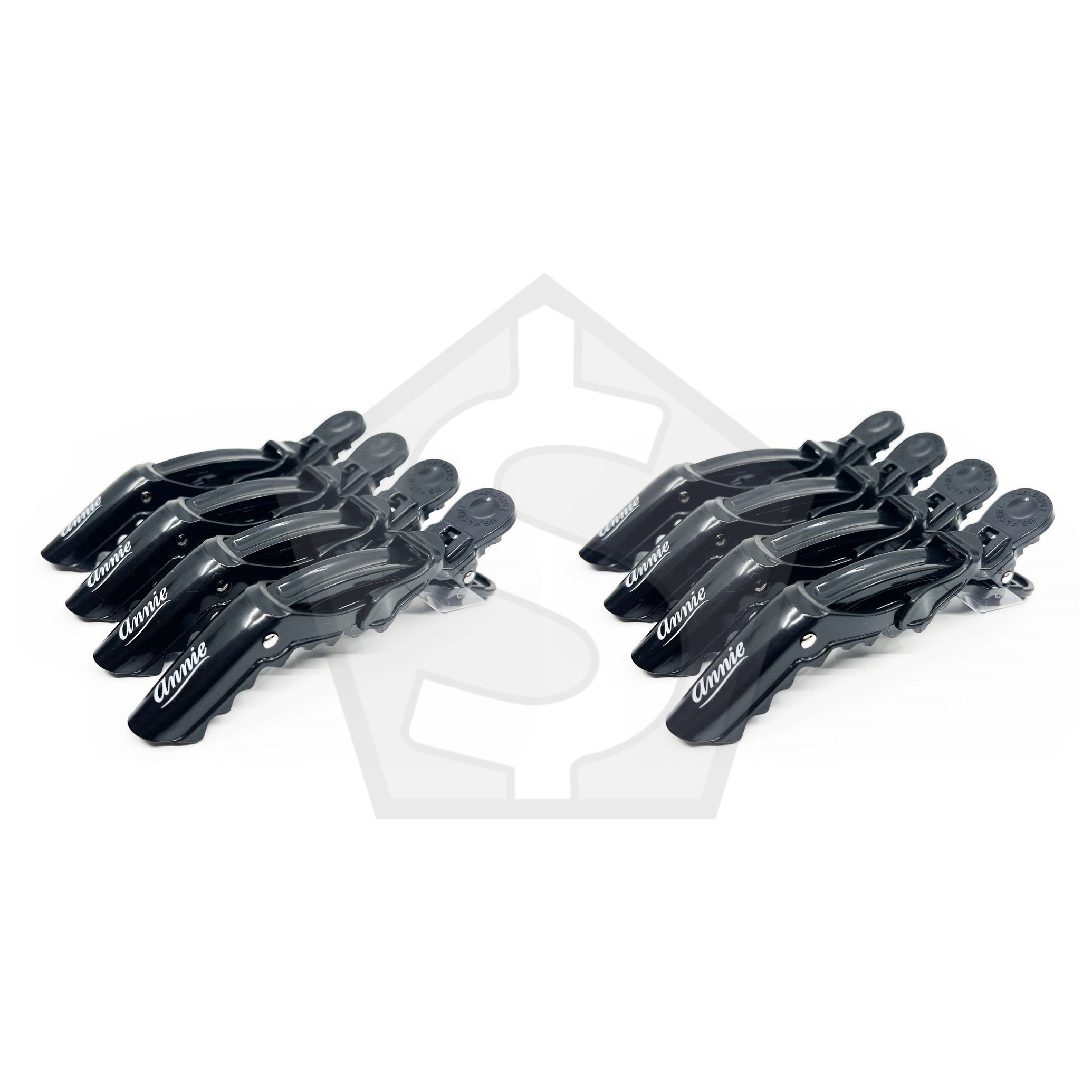 ANNIE Crocodile Clip (4pcs/pack) - Black - Pack of 2