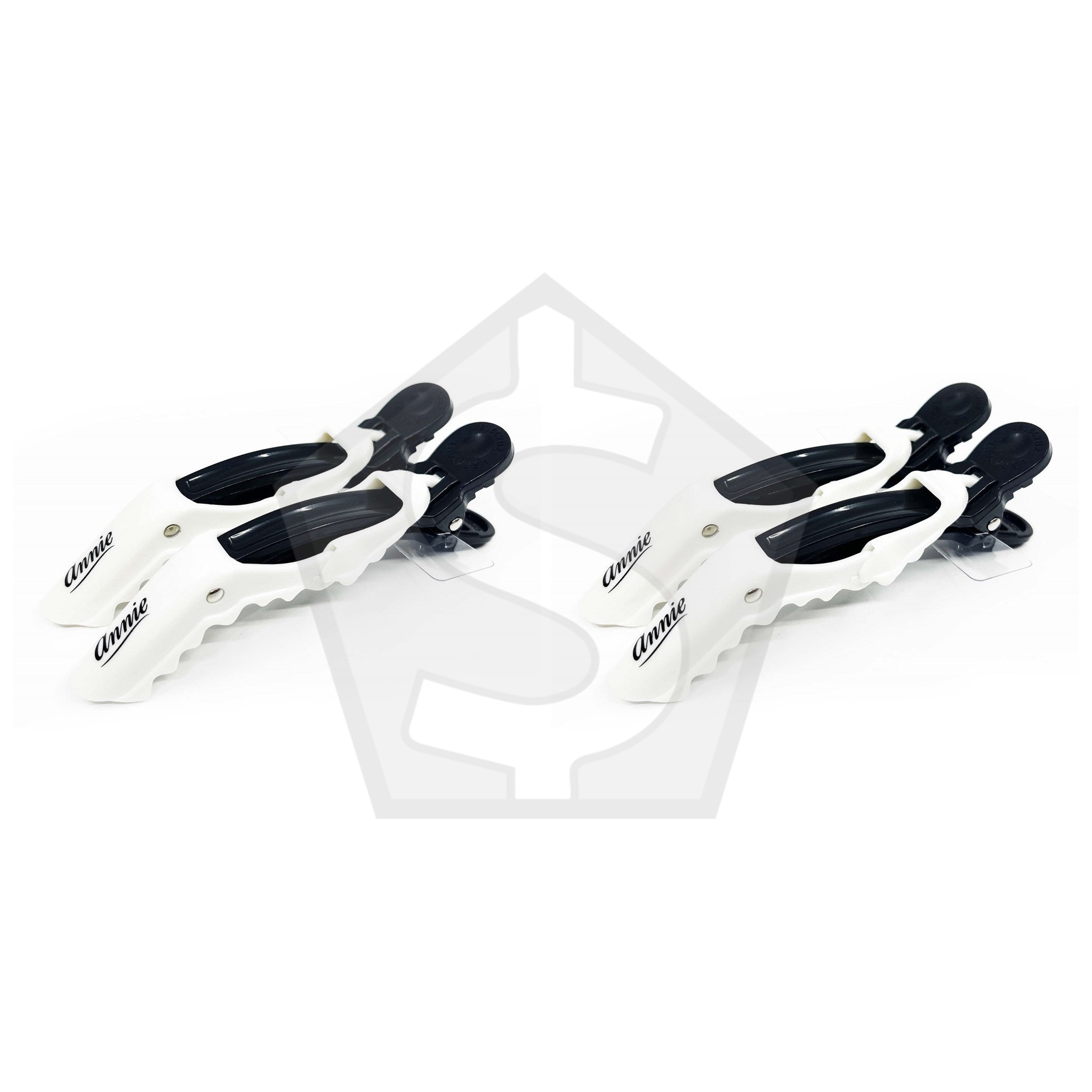 ANNIE Crocodile Clip (2pcs/pack) - Black and White - Pack of 2